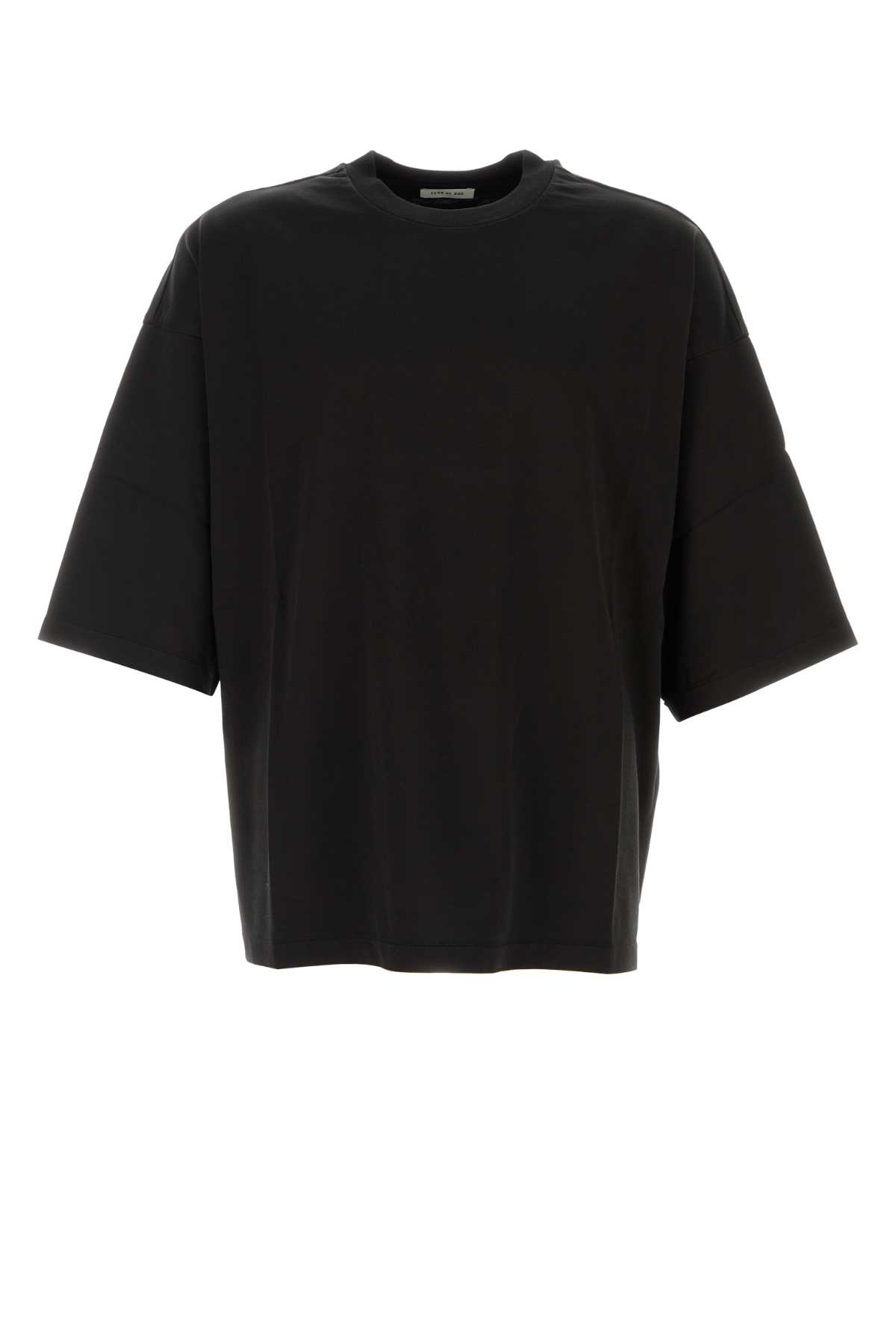 Fear of God Black Cotton Blend Oversize T-shirt