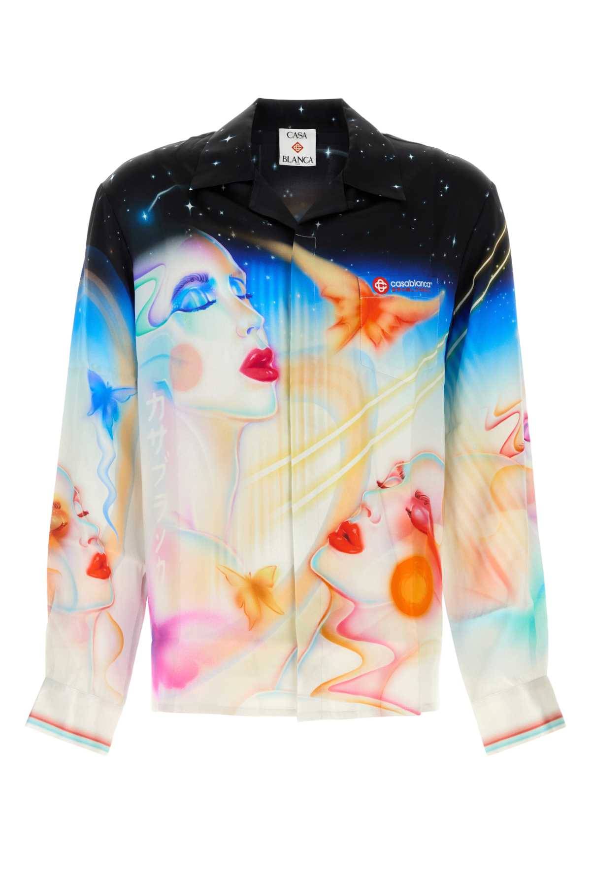Casablanca Printed Satin Shirt