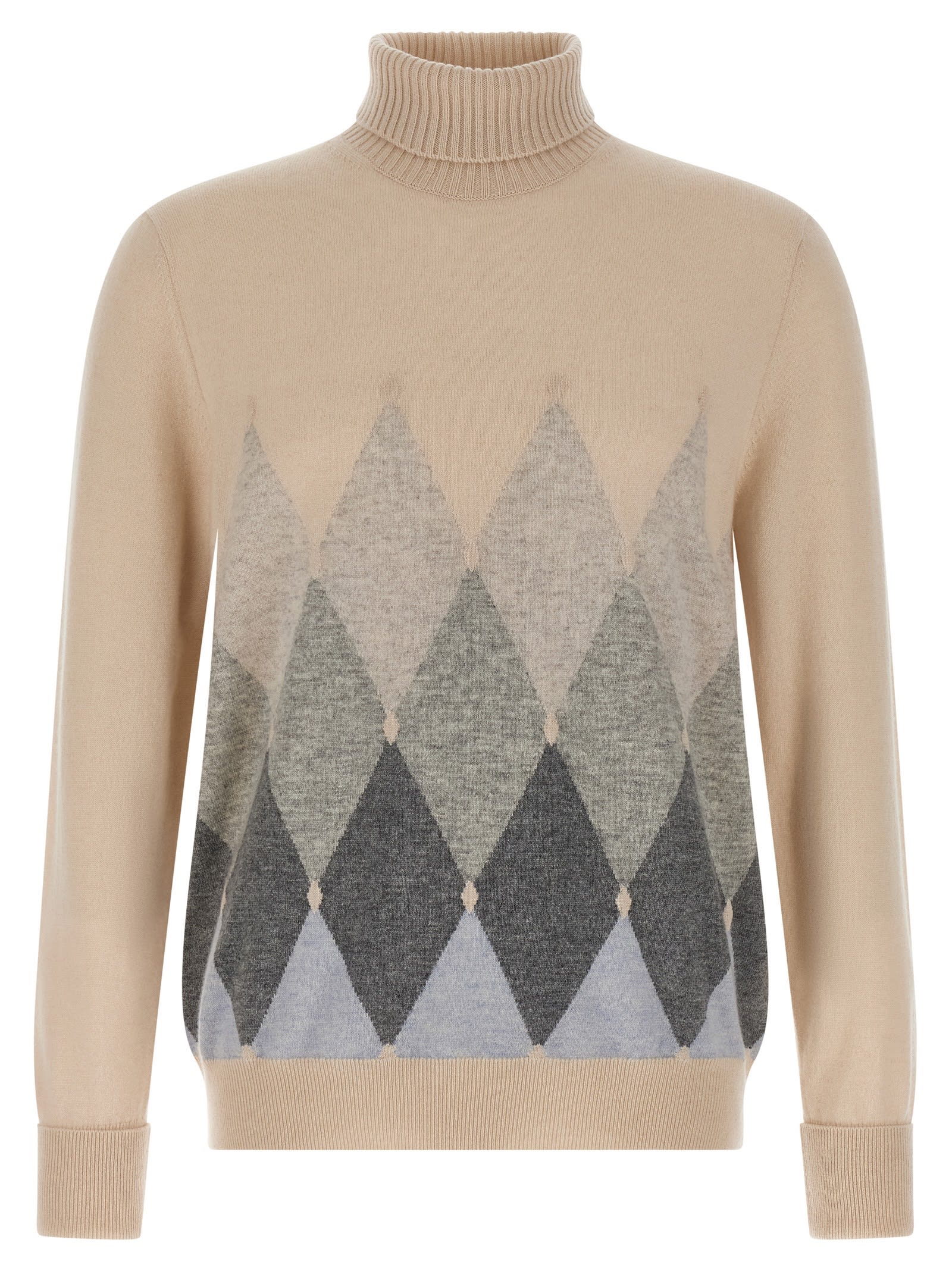 Ballantyne Argyle Turtleneck