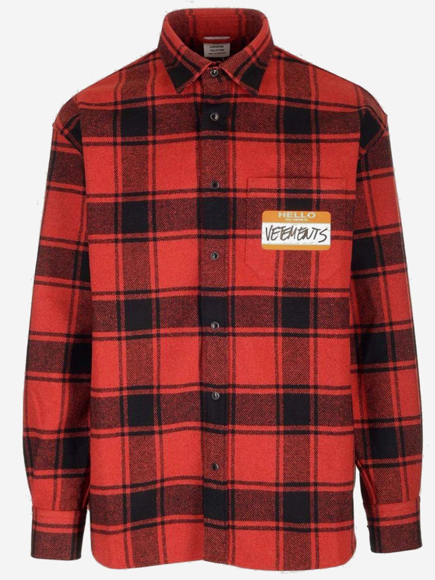 VETEMENTS Cotton Blend Shirt With Check Pattern