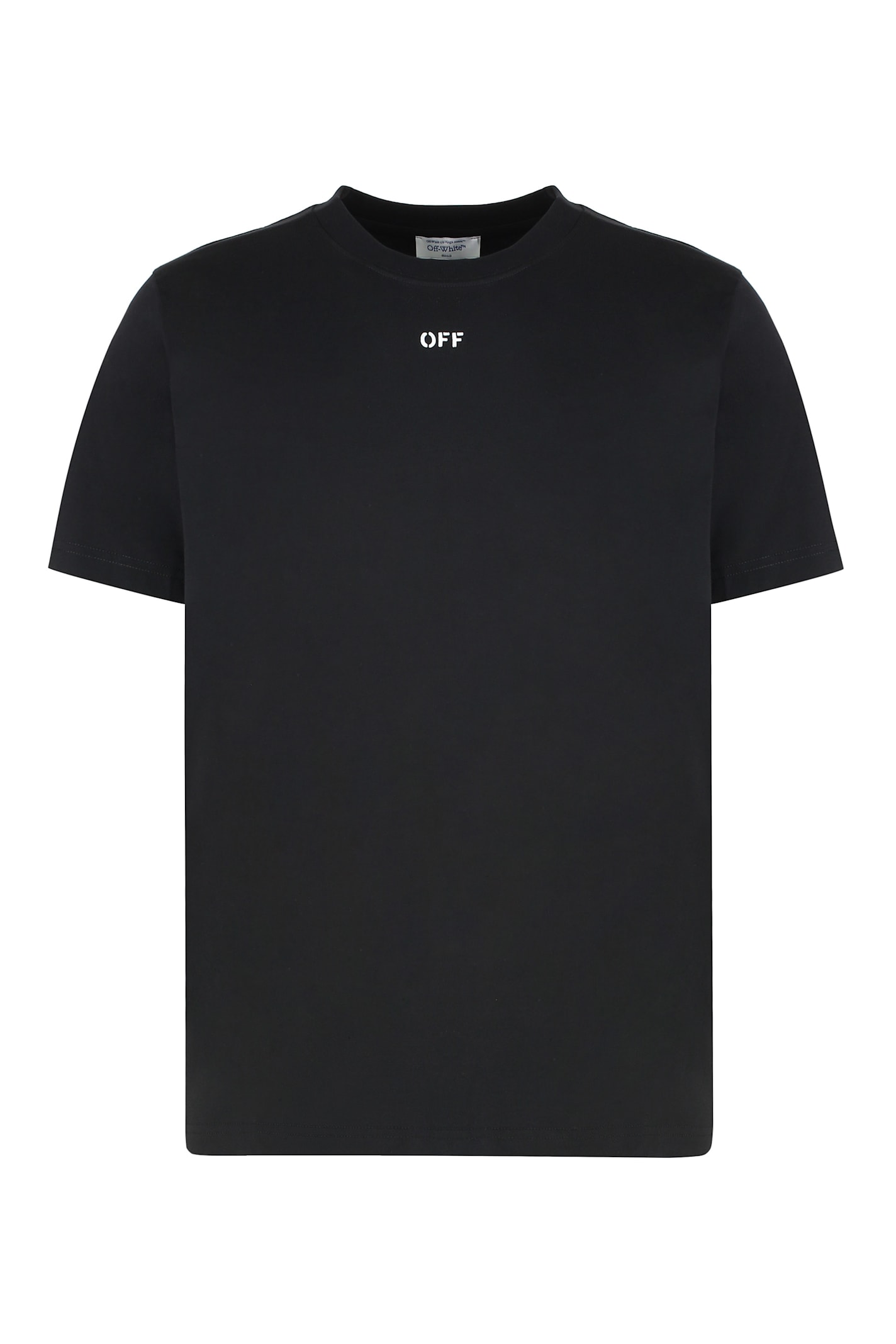 Off-White Cotton Crew-neck T-shirt