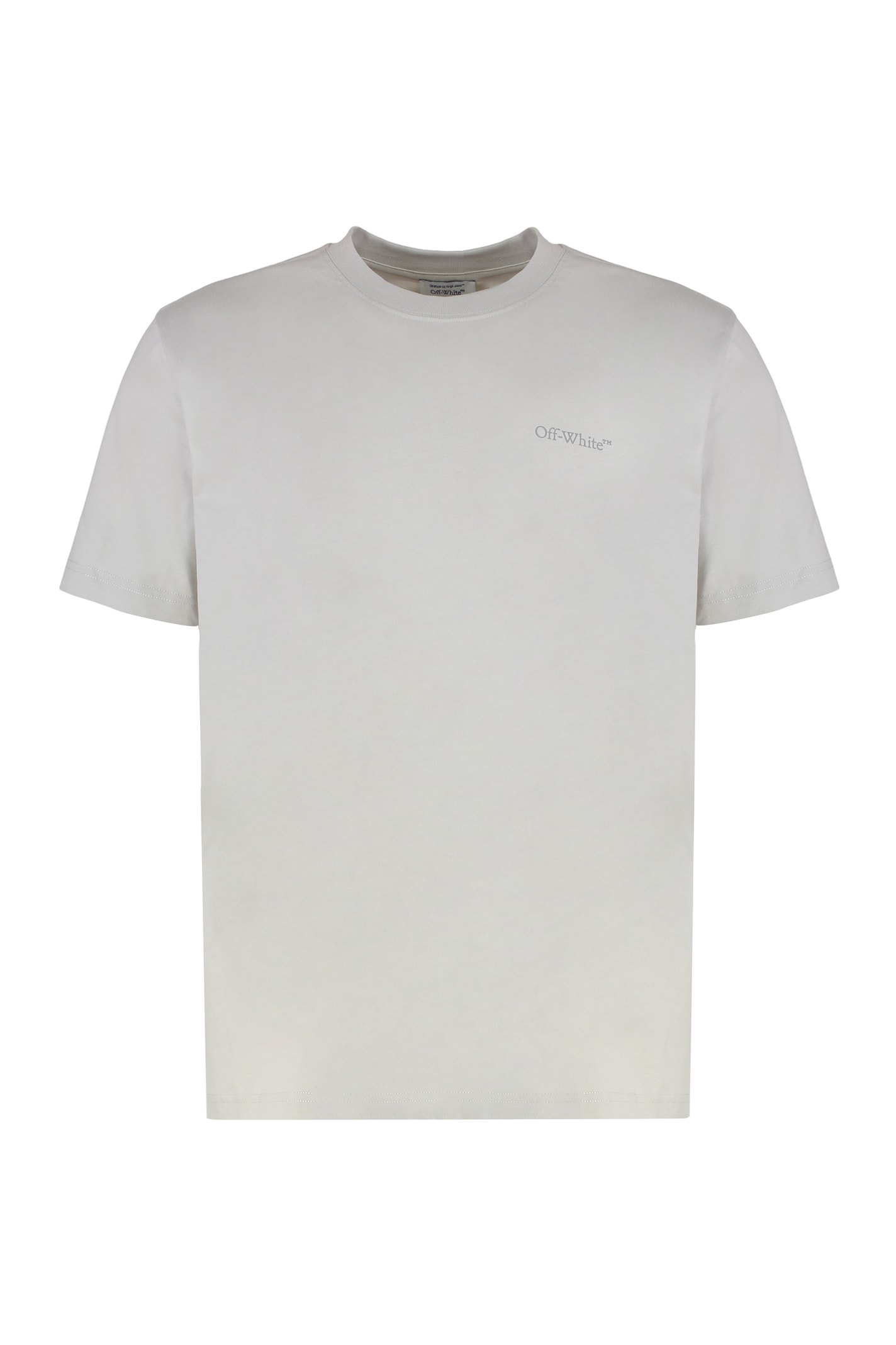 Off-White Cotton Crew-neck T-shirt
