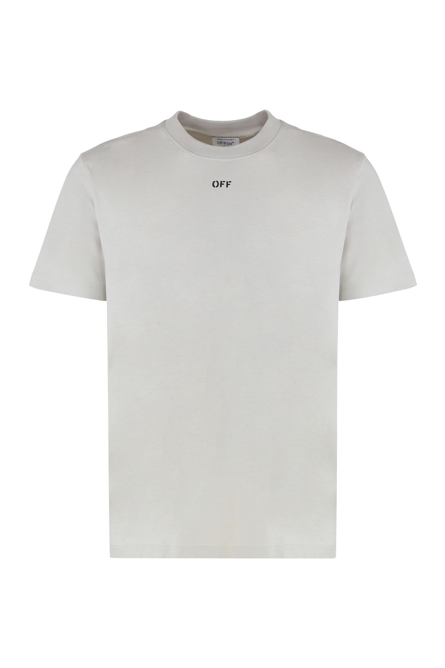 Off-White Cotton Crew-neck T-shirt