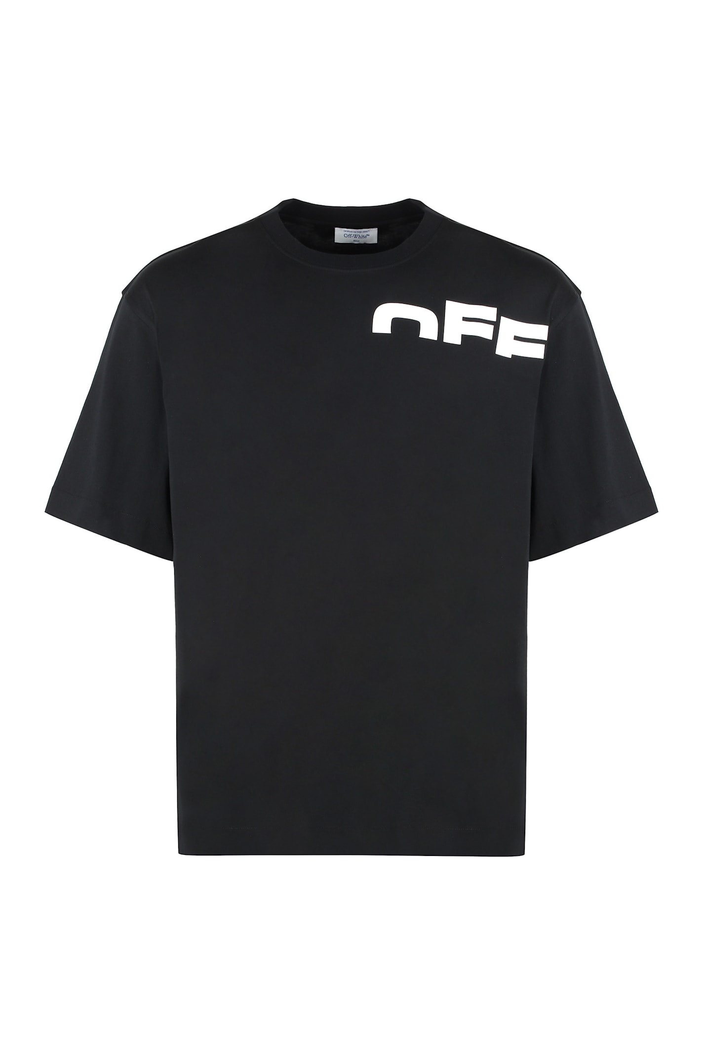 Off-White Cotton Crew-neck T-shirt