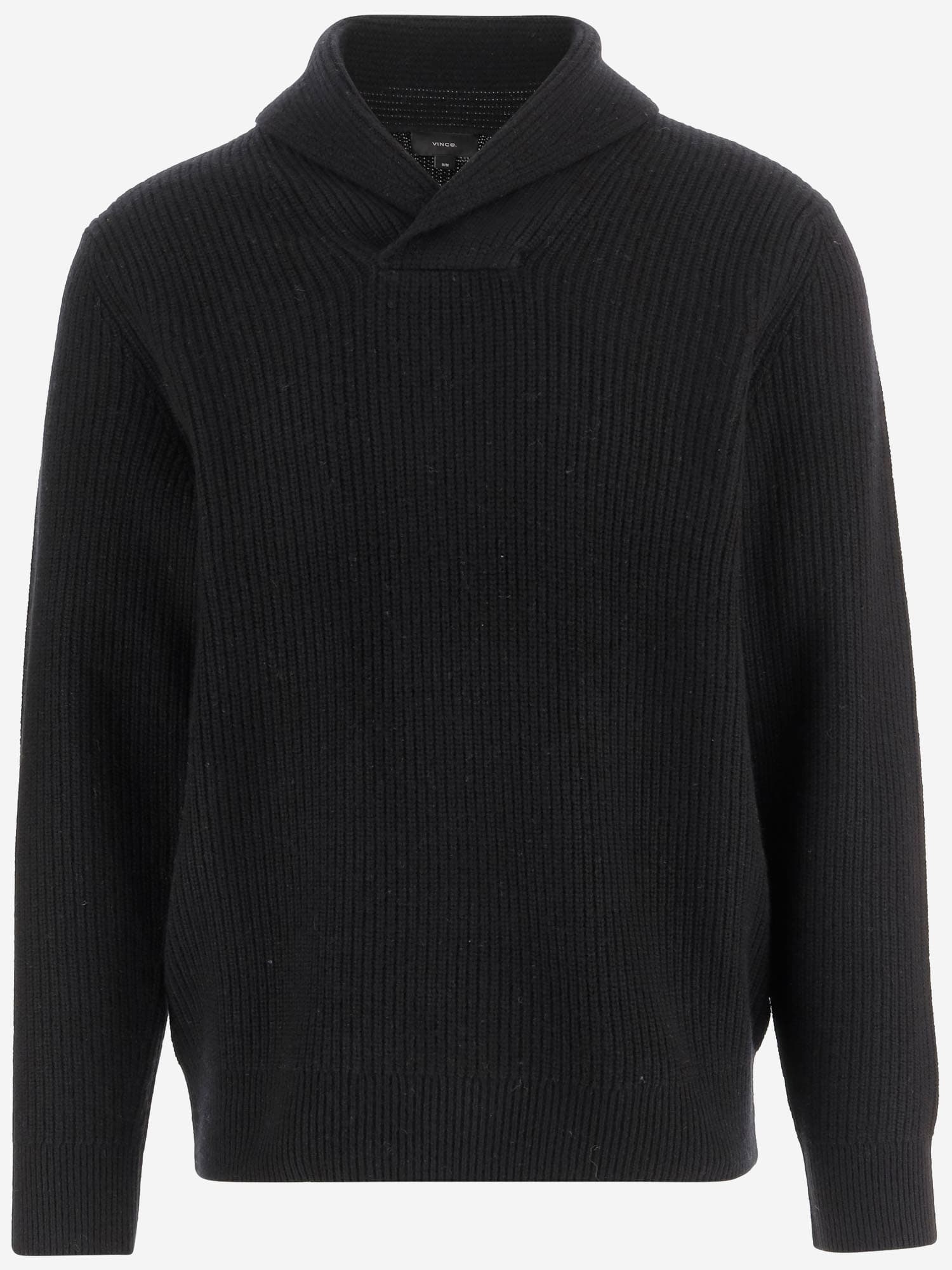 Vince Wool And Cashmere Sweater With Shawl Collar