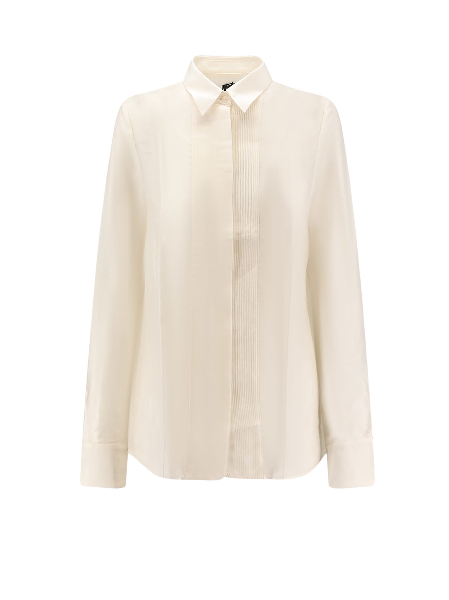 Hugo Boss Bisina Wednesday Lyocell, Silk And Wool Shirt
