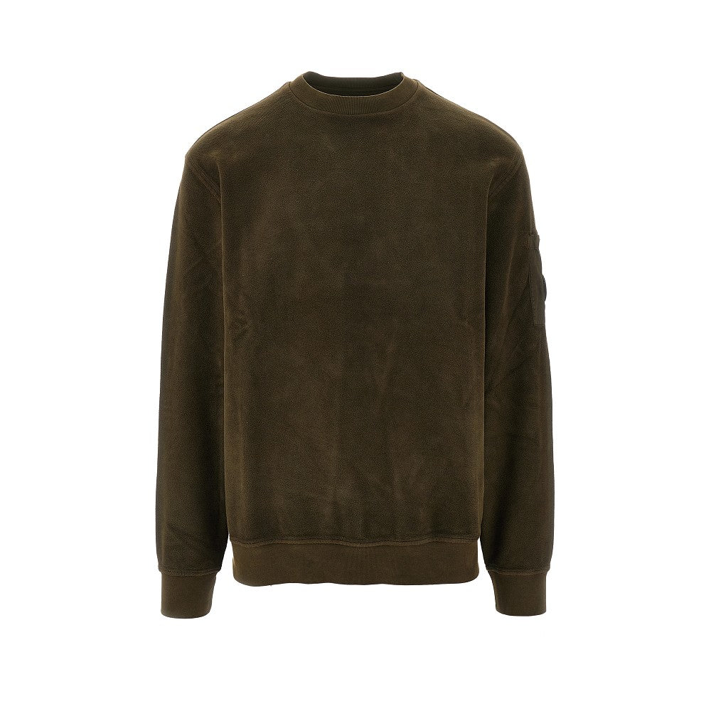 CP COMPANY French terry crewneck sweatshirt Man S