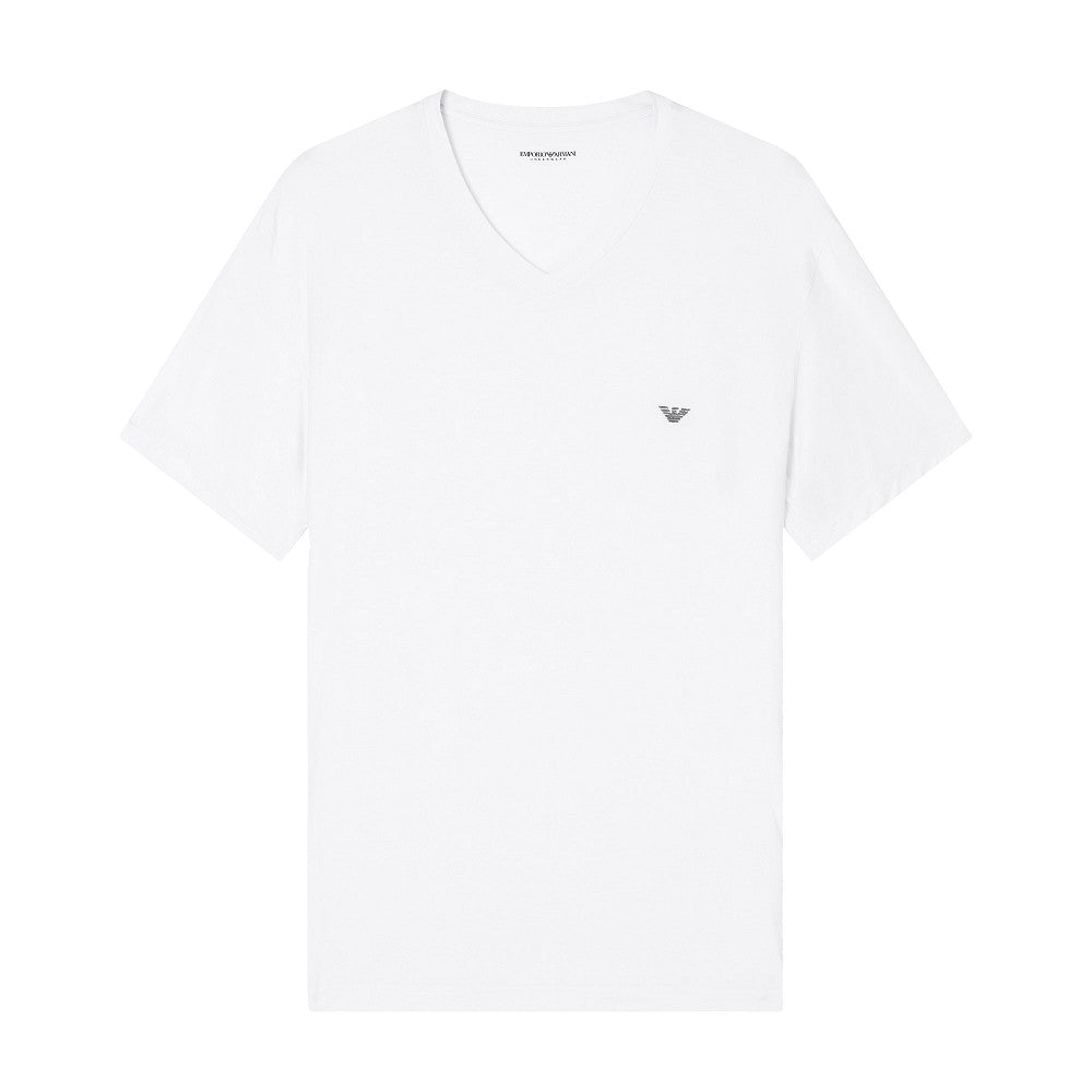 EA BODYWEAR Stretch modal t-shirt with logo embroidery Man S