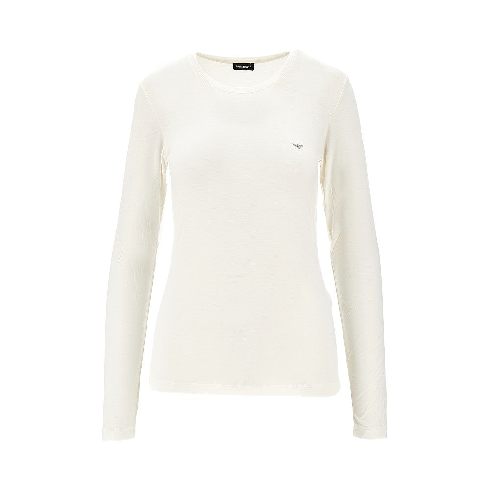 EA BODYWEAR Stretch viscose jersey T-shirt Woman XS