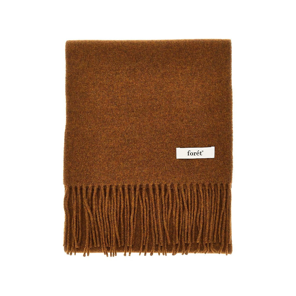 FORET Mouliné wool scarf Man One Size