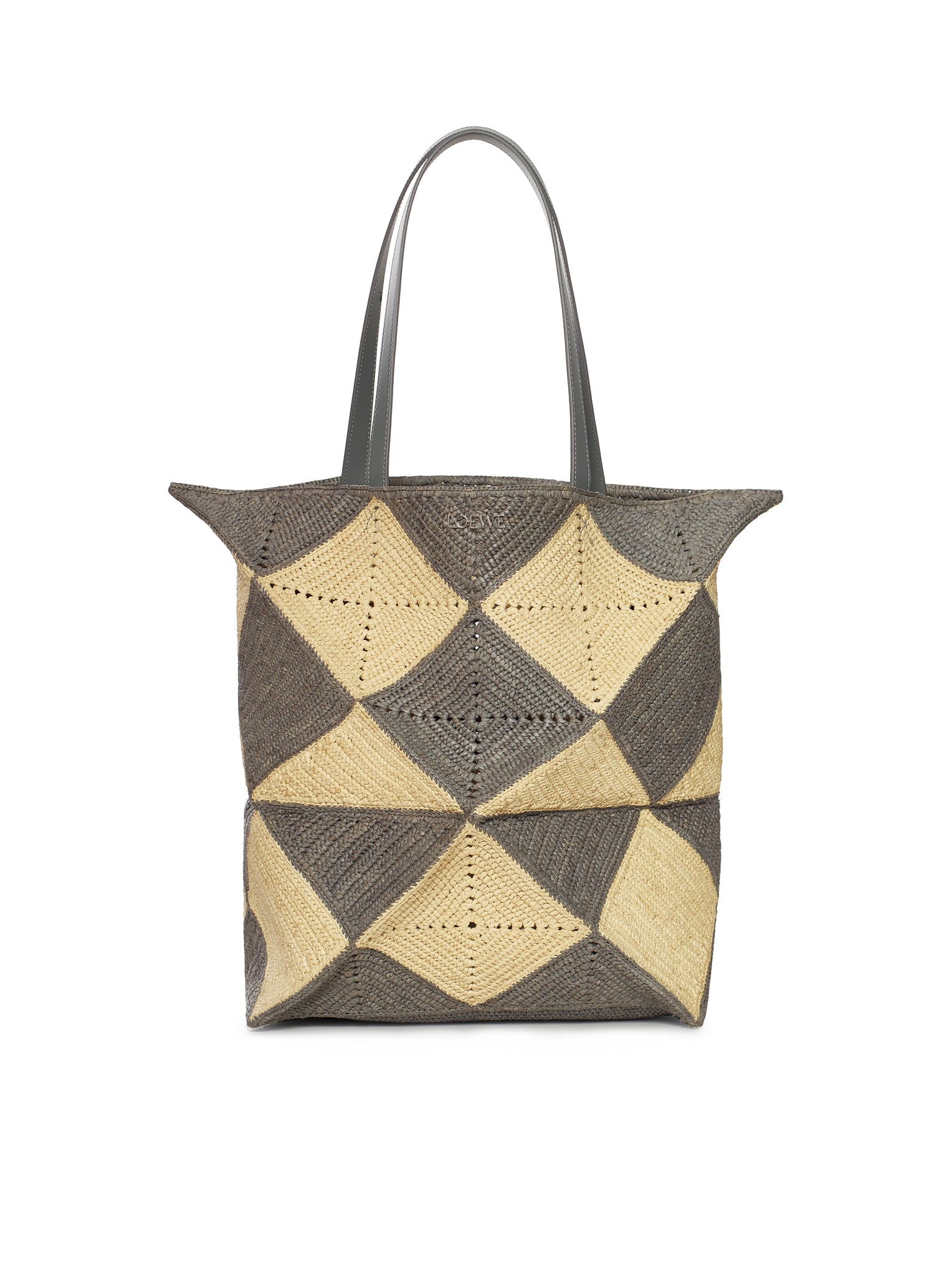 PUZZLE TOTE XL IN RAFFIA - Loewe X Paula`s Ibiza - Woman
