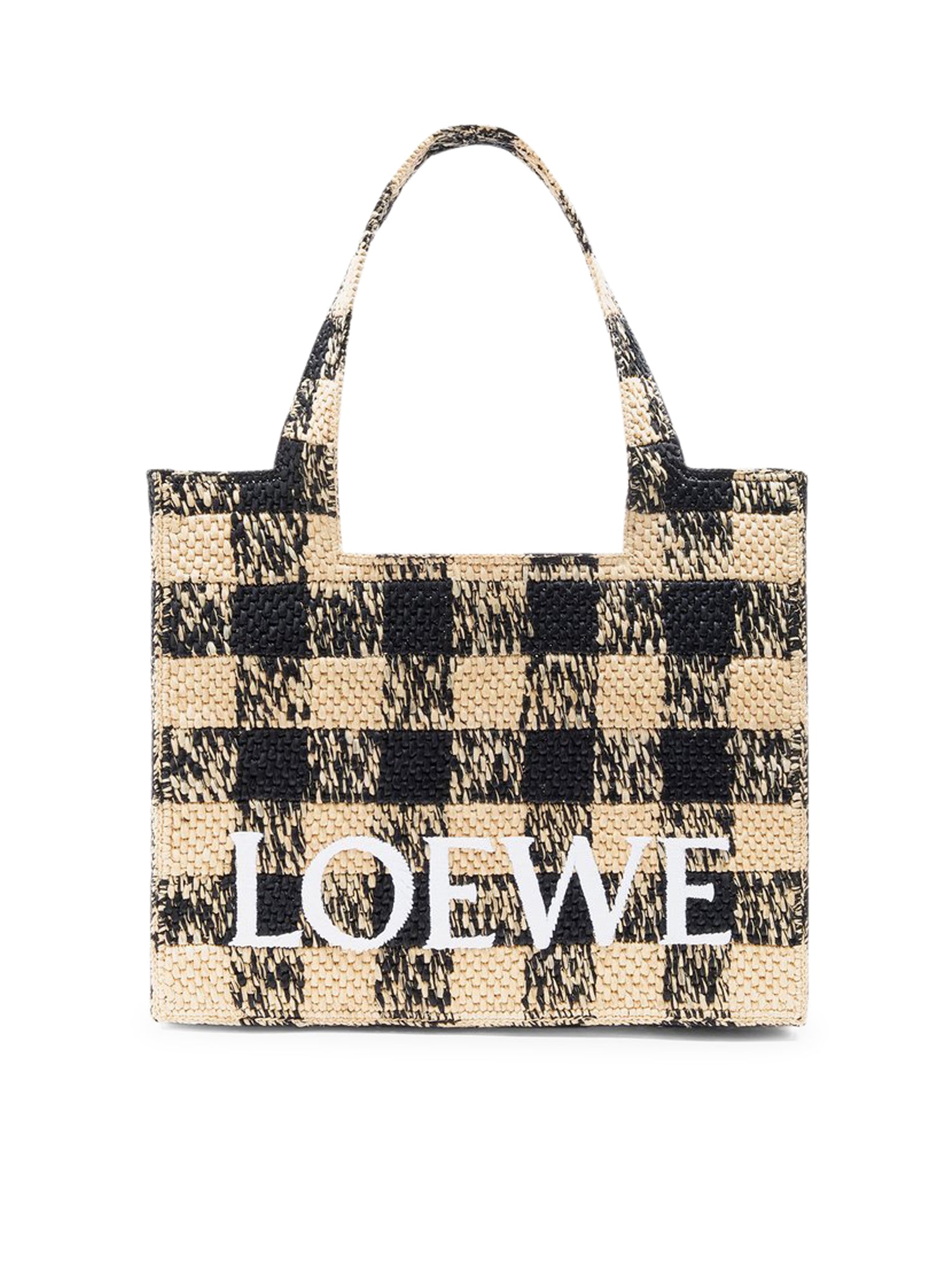 LOEWE FONT LARGE RAFFIA TOTE BAG - Loewe X Paula`s Ibiza - Woman