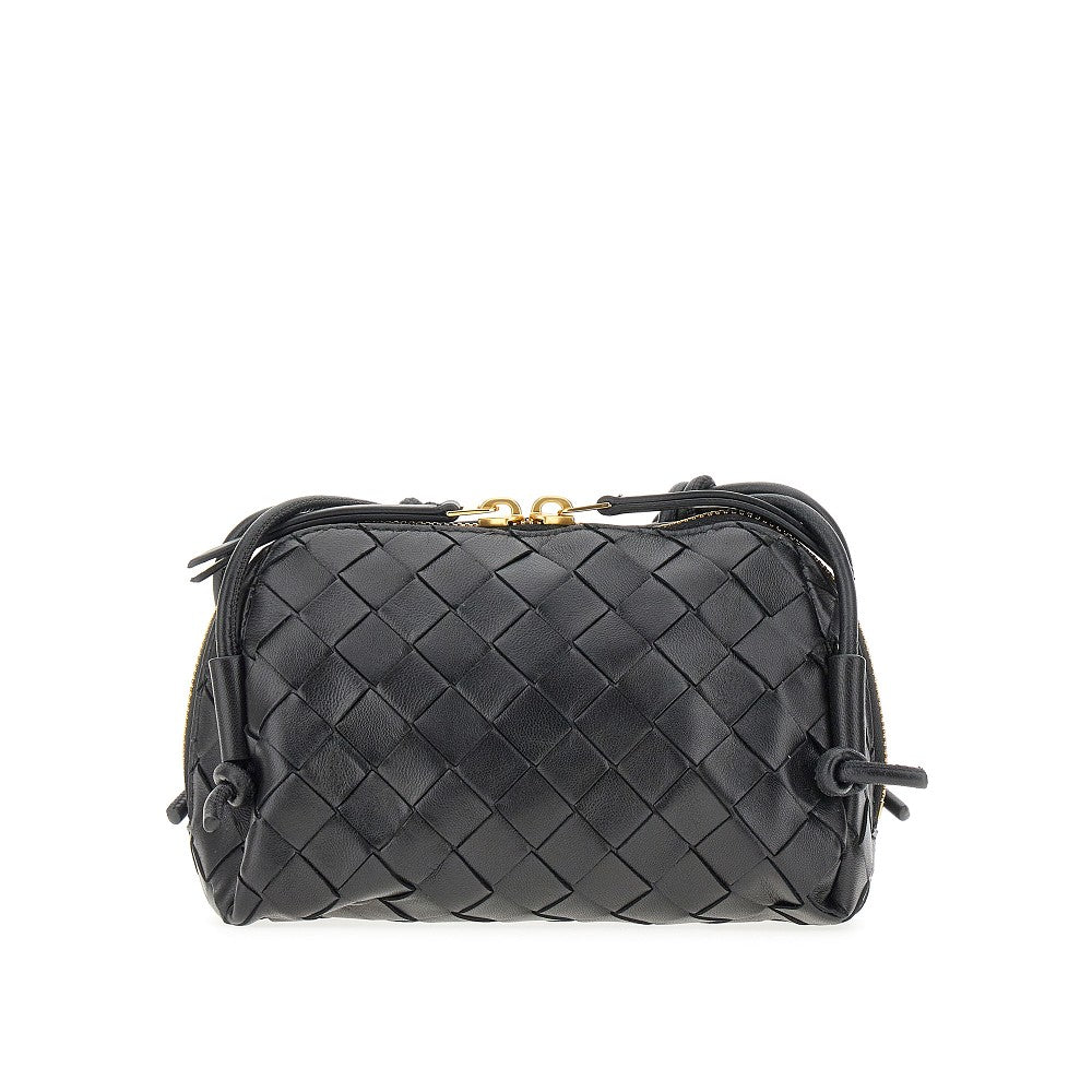 BOTTEGA VENETA Intrecciato leather pouch on strap Woman One Size