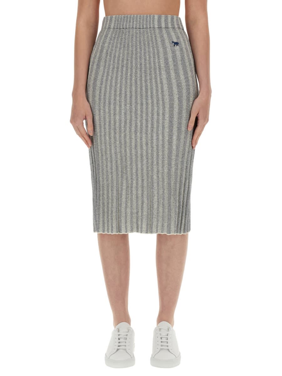Maison Kitsuné Knit Skirt