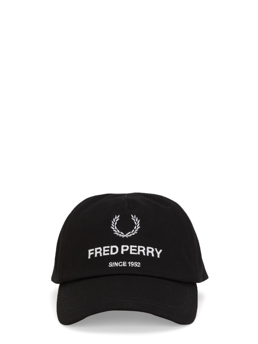Fred Perry Baseball Hat With Logo