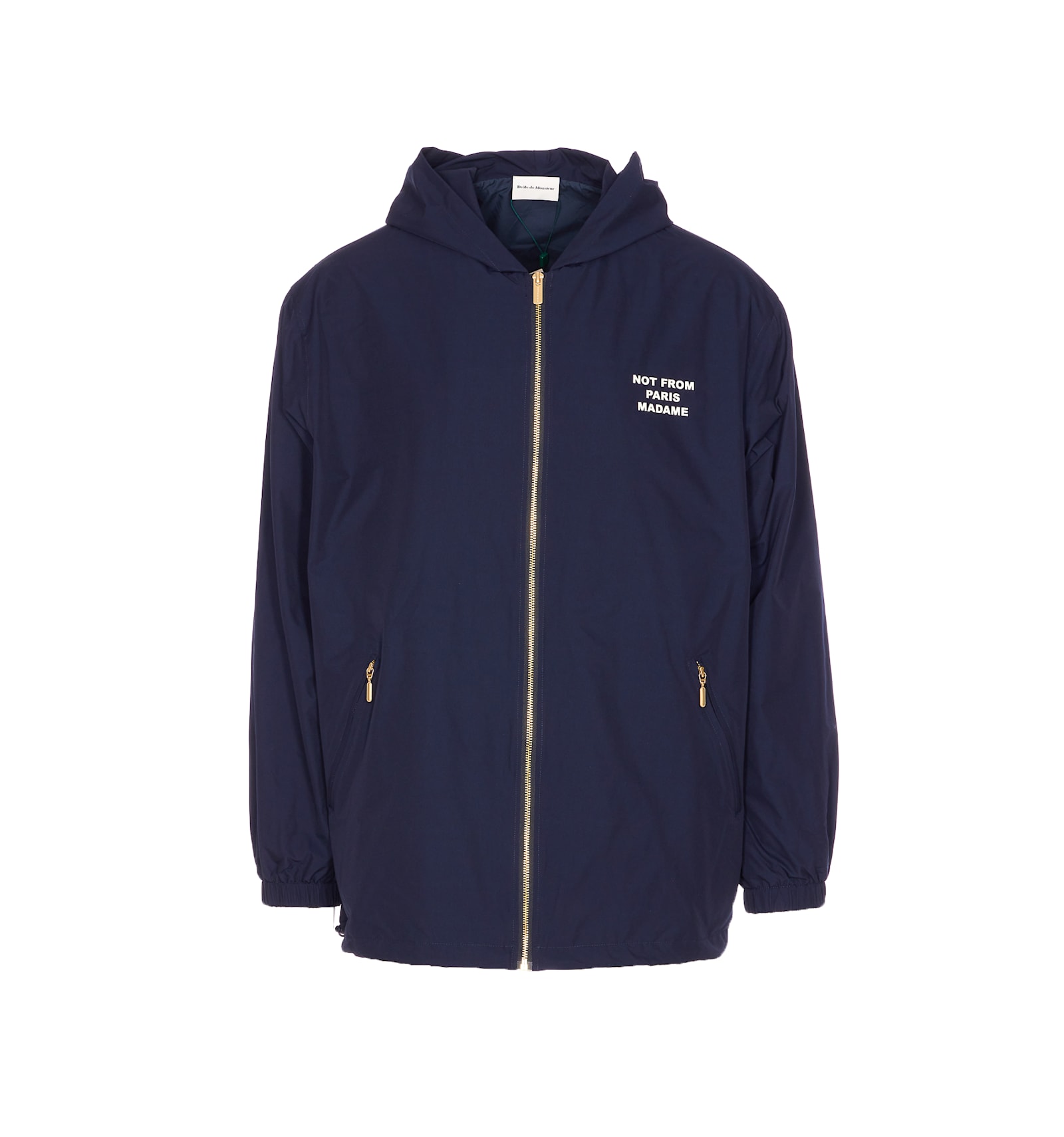 Drôle de Monsieur La Veste Capuche Slogan Jacket