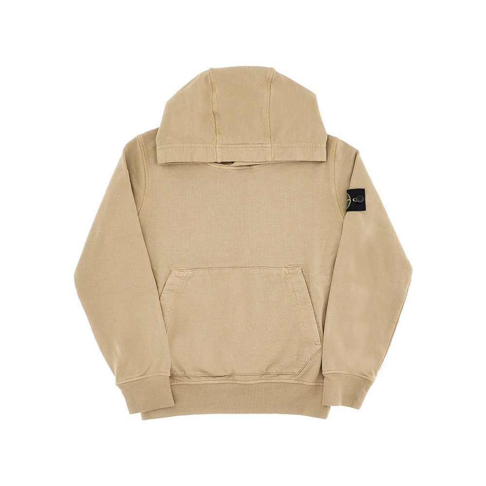 STONE ISLAND Logo badge hoodie Kids 8Y