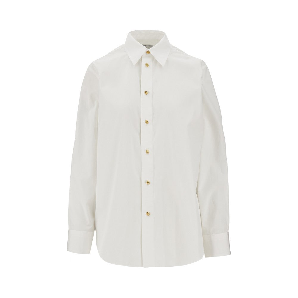 BOTTEGA VENETA Poplin shirt with Knot buttons Woman 42