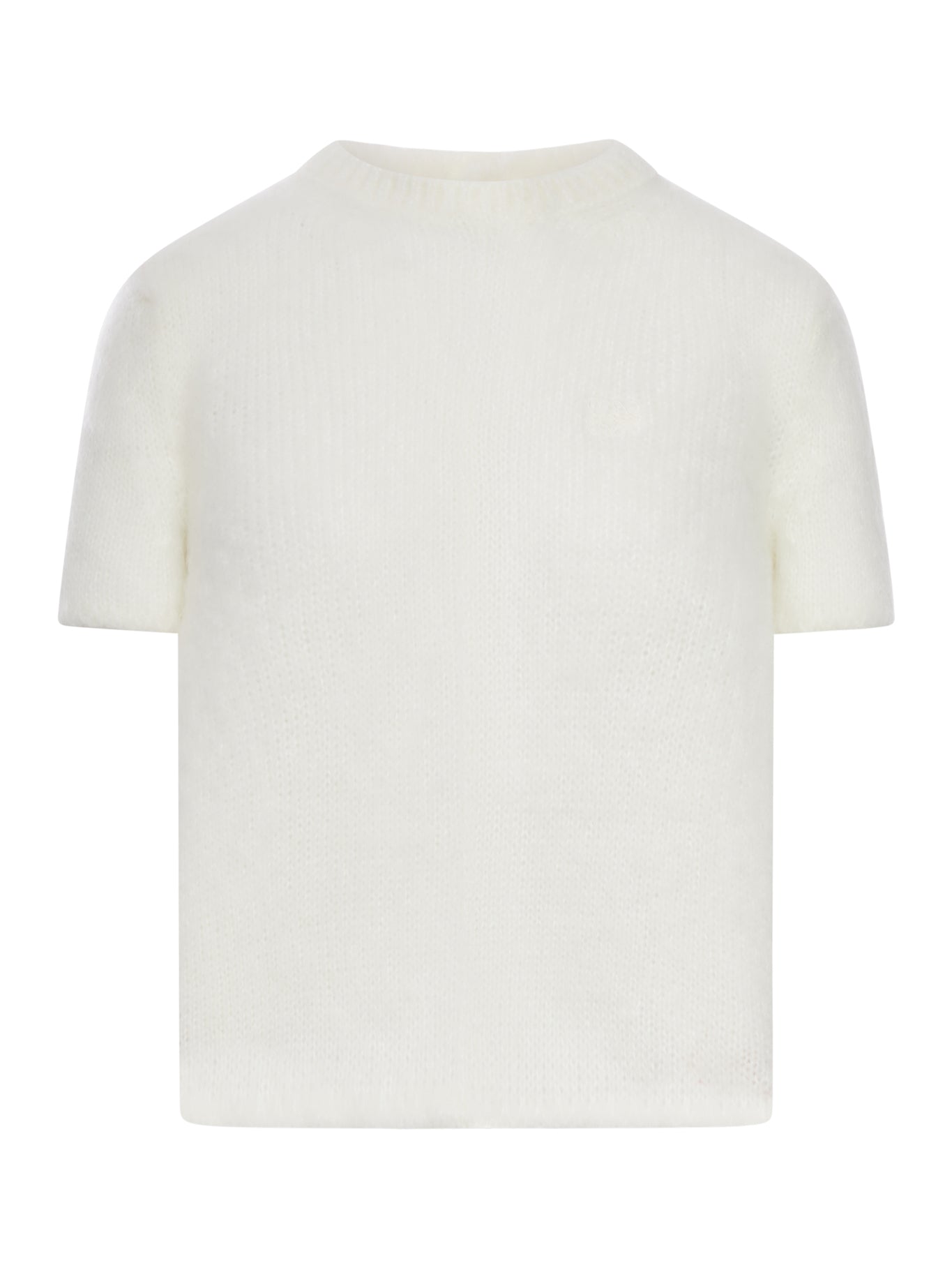 MOHAIR BLEND SHORT-SLEEVED SWEATER - Loewe - Woman