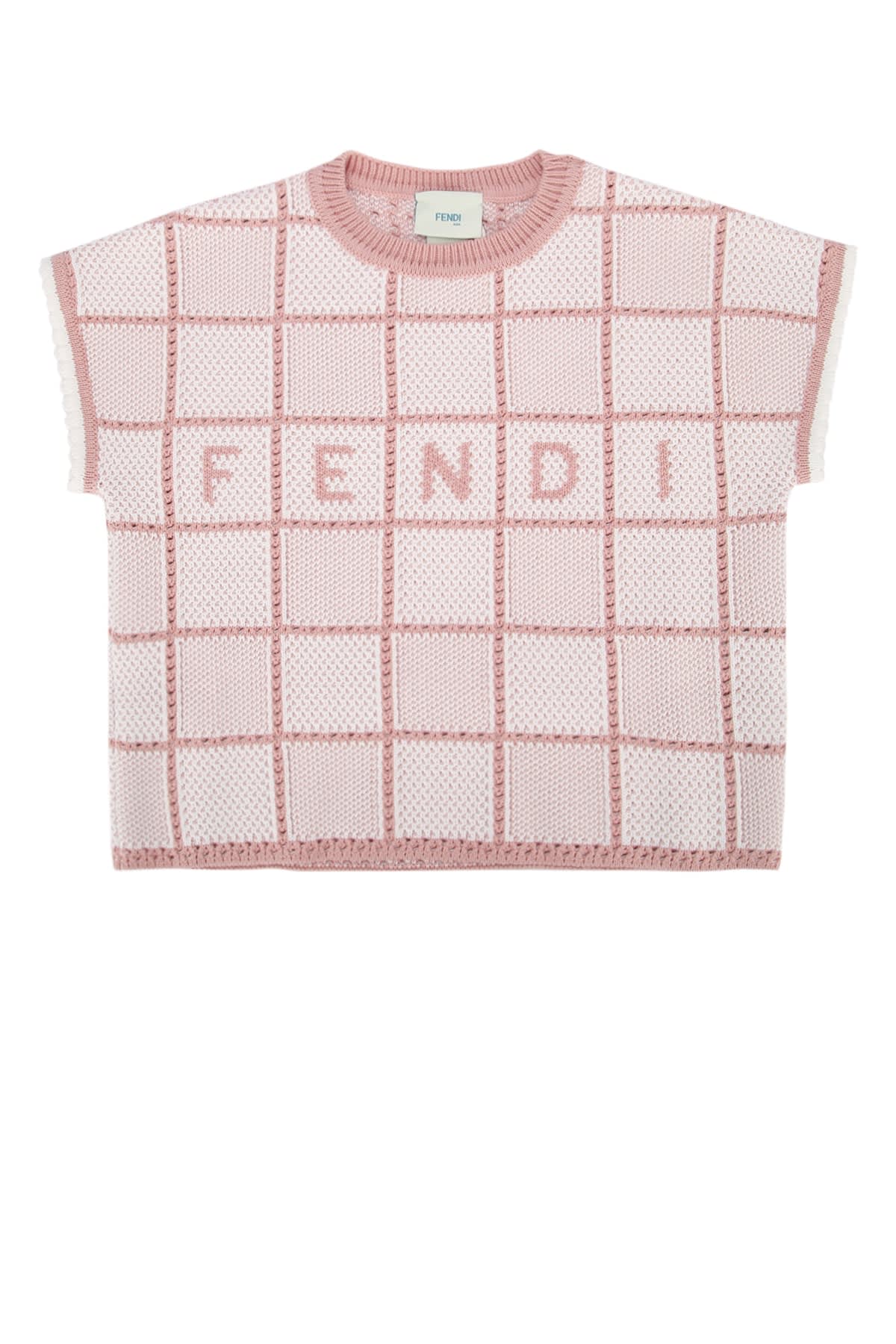 Fendi T-shirt Cotton Crochet
