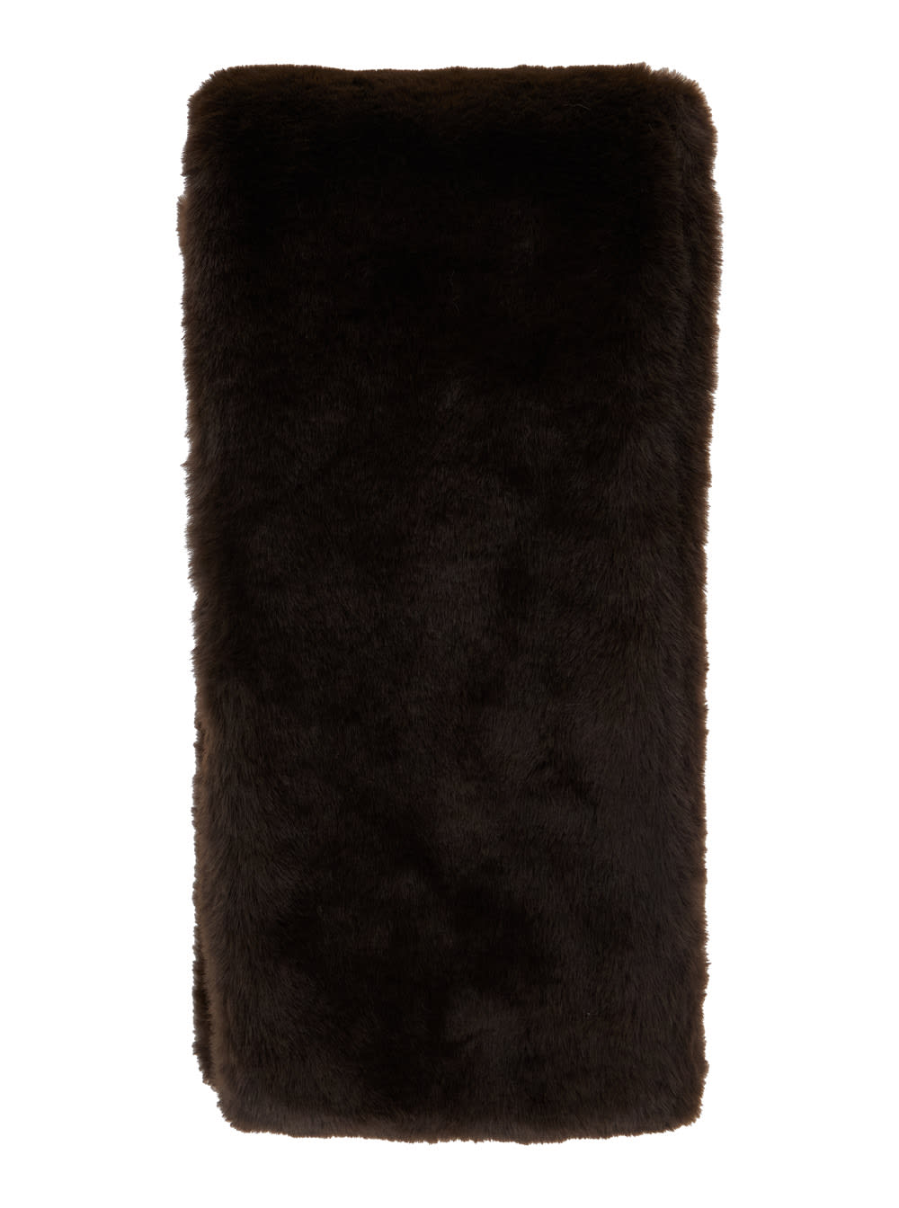Apparis kai Brown Scarf In Ecofur Woman
