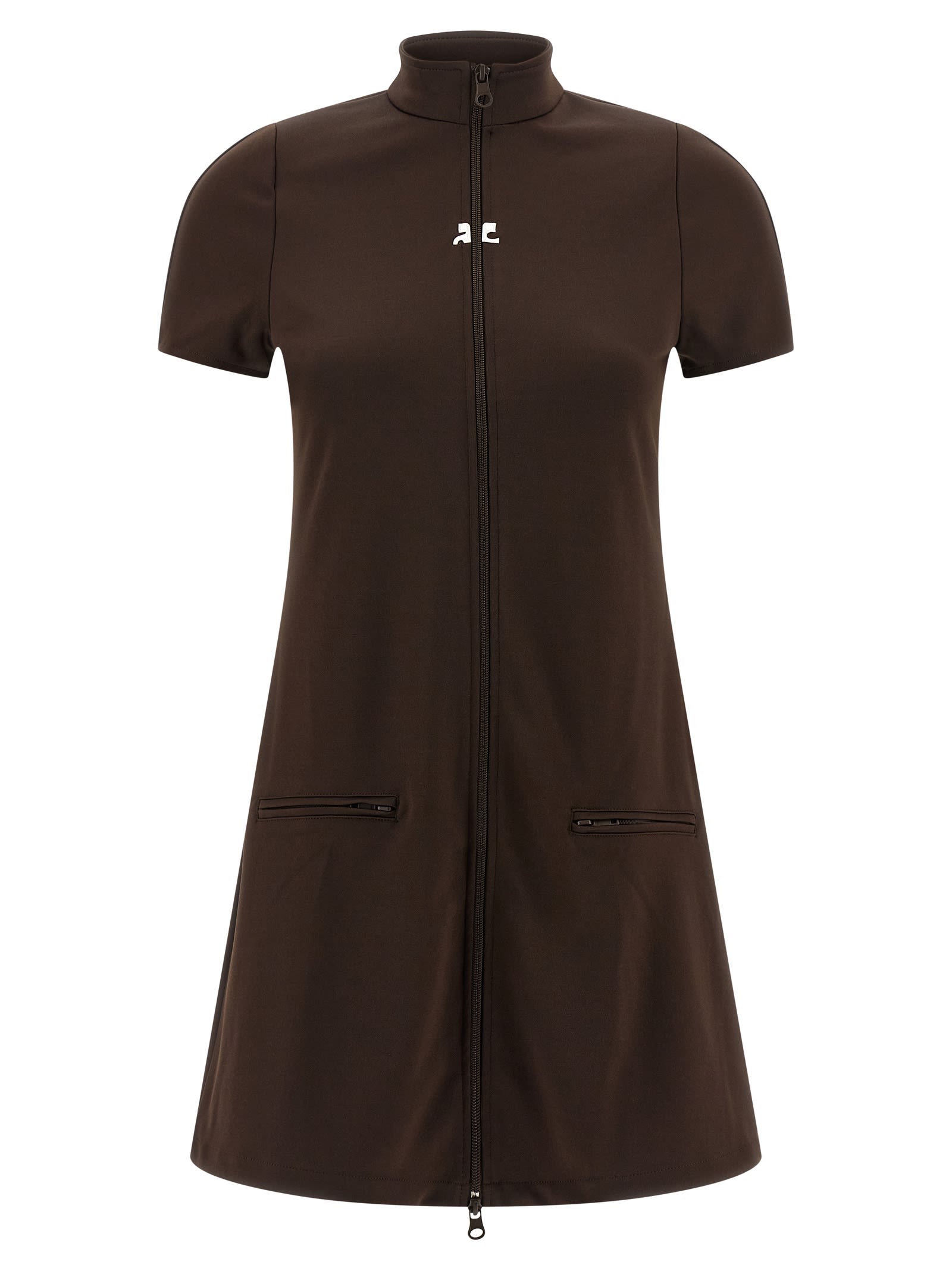 Courrèges interlock Tracksuit Mini Dress