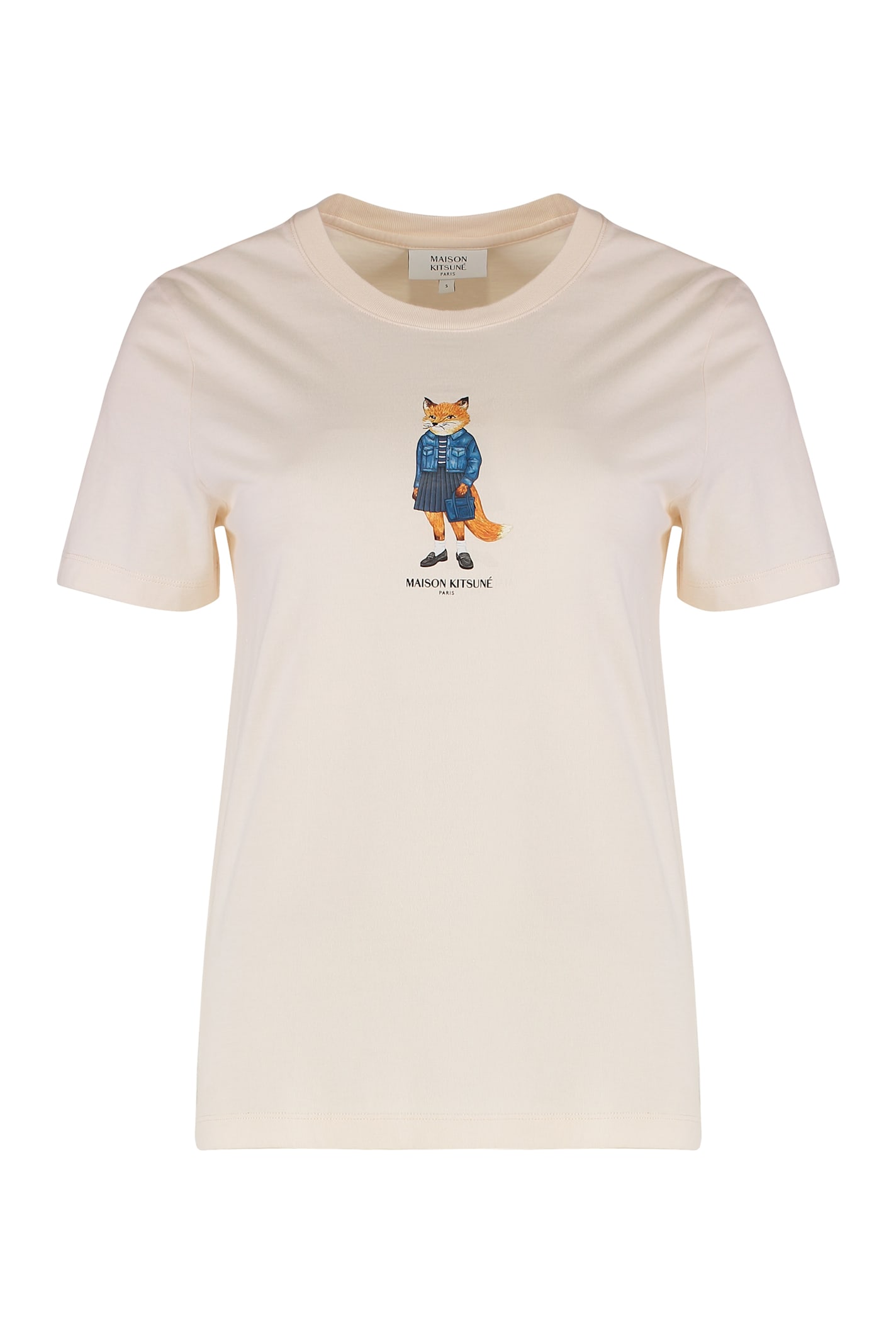 Maison Kitsuné Cotton Crew-neck T-shirt