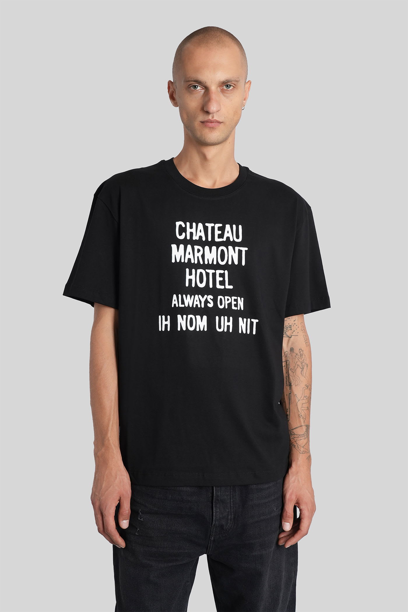 ih nom uh nit T-shirt In Black Cotton
