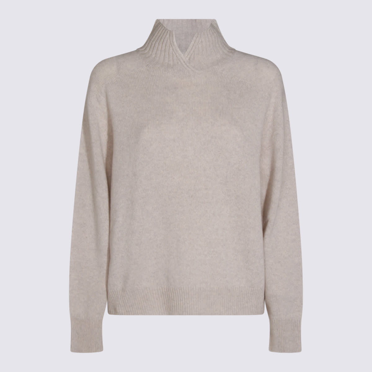 Malo Light Grey Cashmere Knitwear
