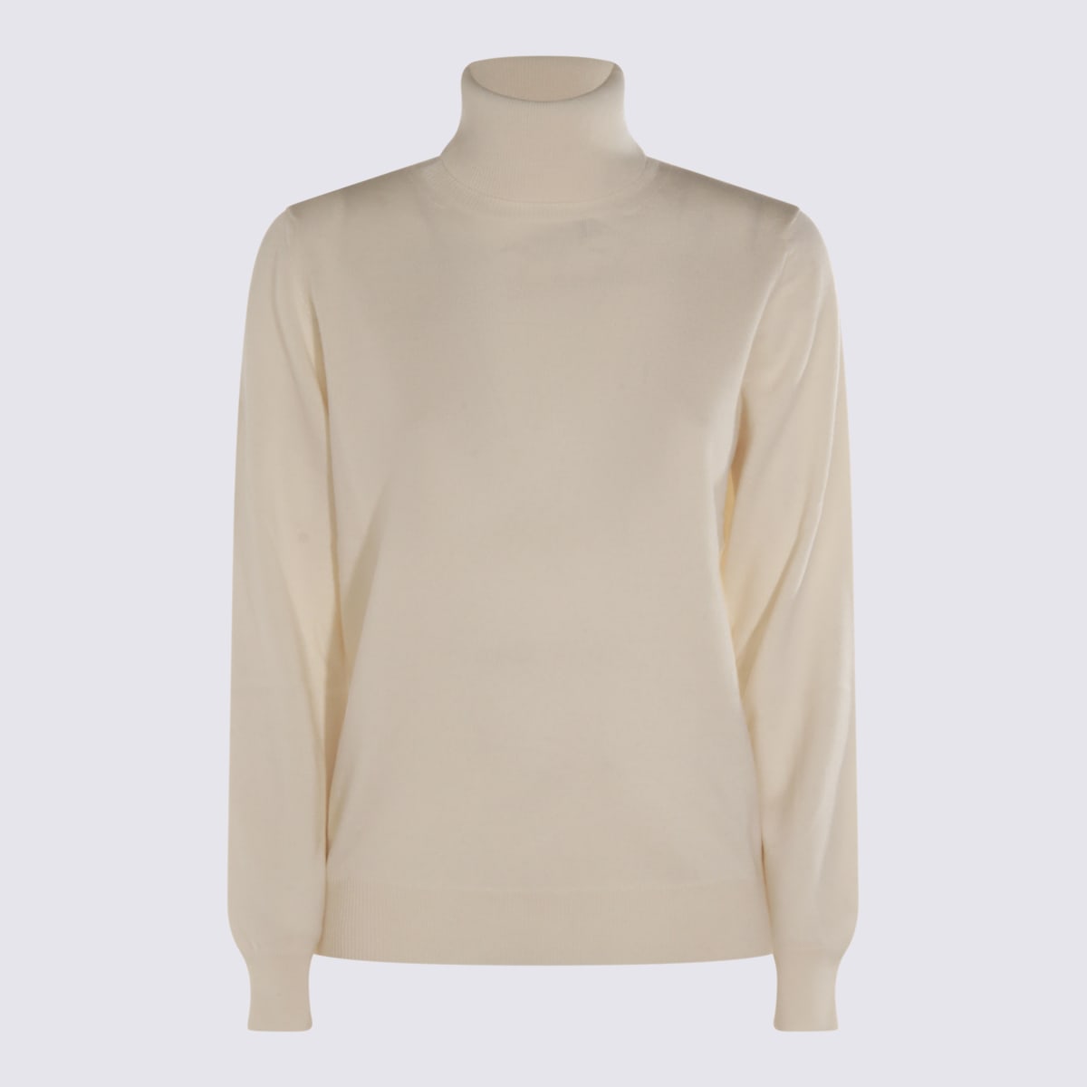 Malo White Cashmere Knitwear