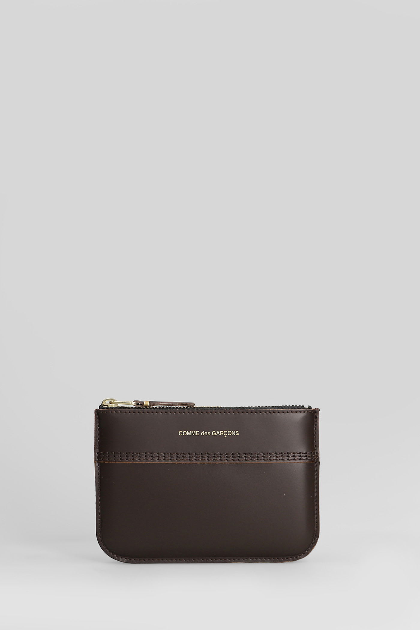 Comme des Garçons Wallet Wallet In Brown Leather
