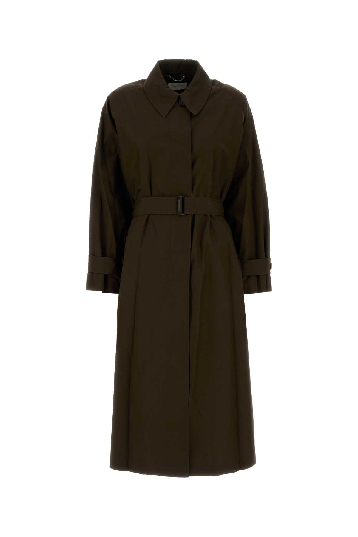 Magda Butrym Mud Cotton Trench Coat