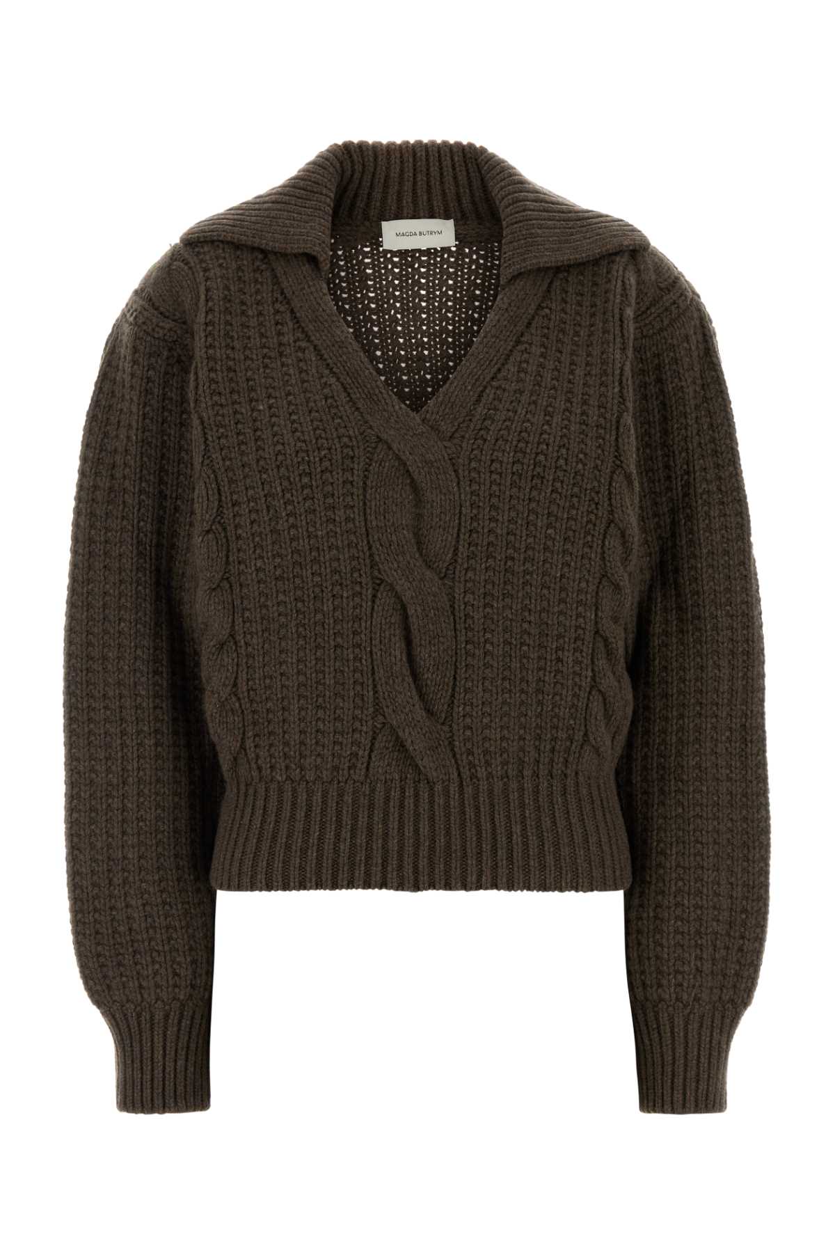 Magda Butrym Brown Cashmere Sweater