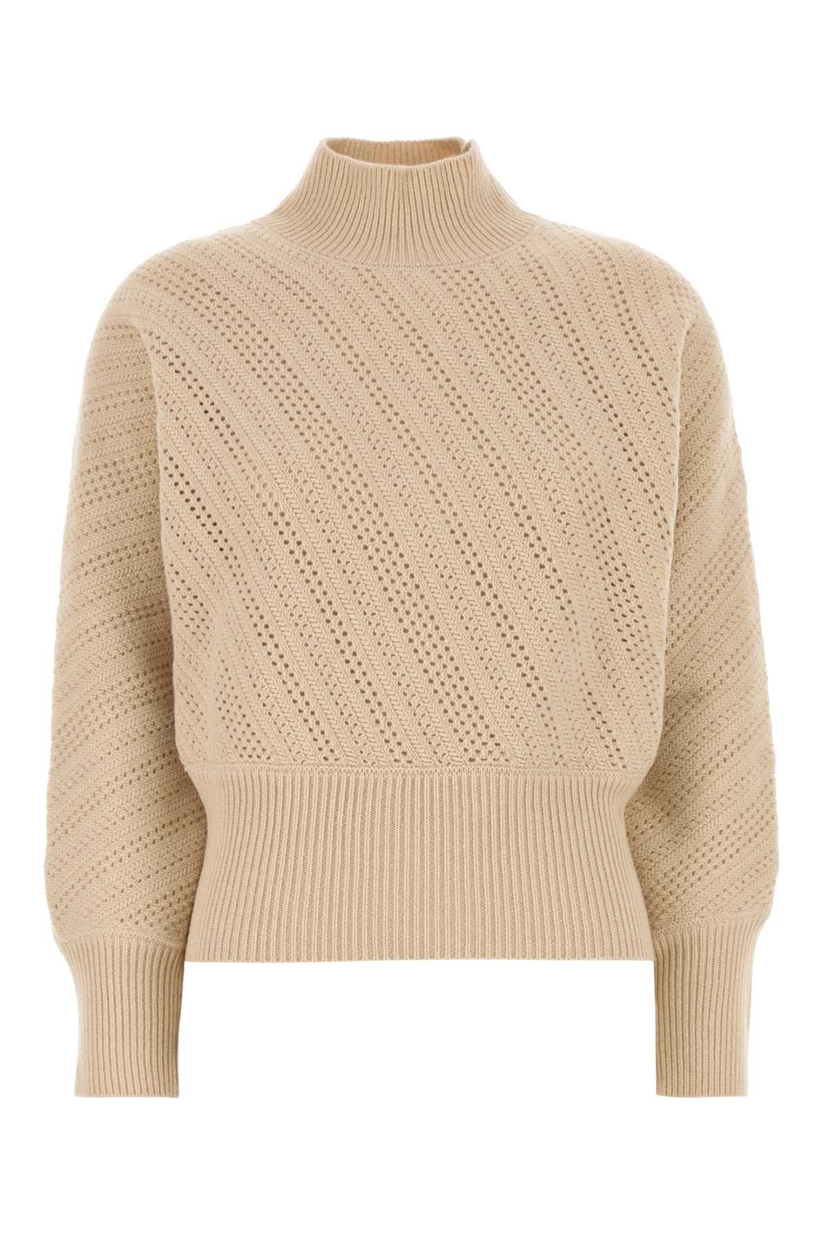 Fendi Beige Wool Blend Sweater