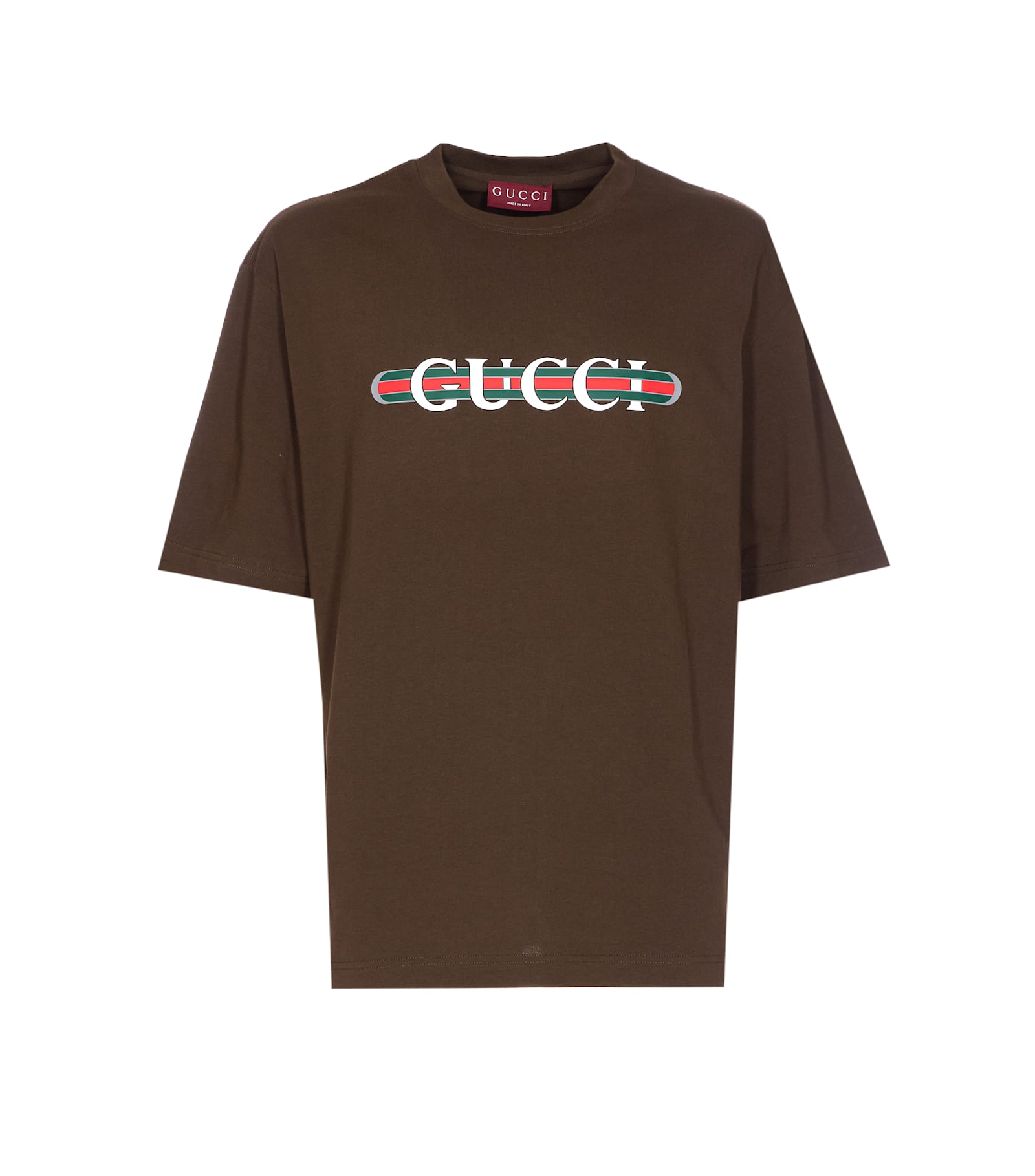 Gucci Web Print T-shirt