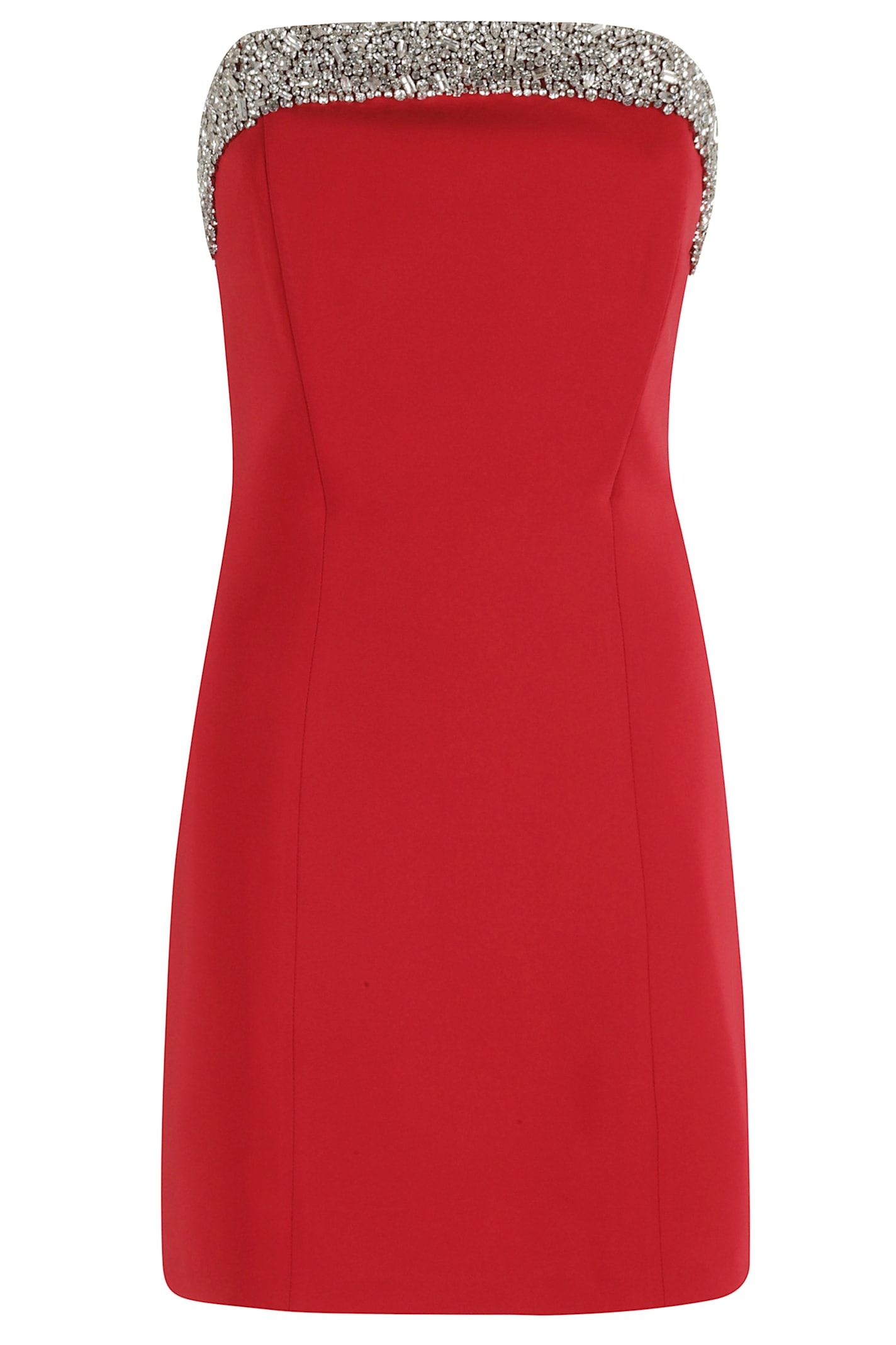 Amen Dress In Crepe W Jewel Embroidery