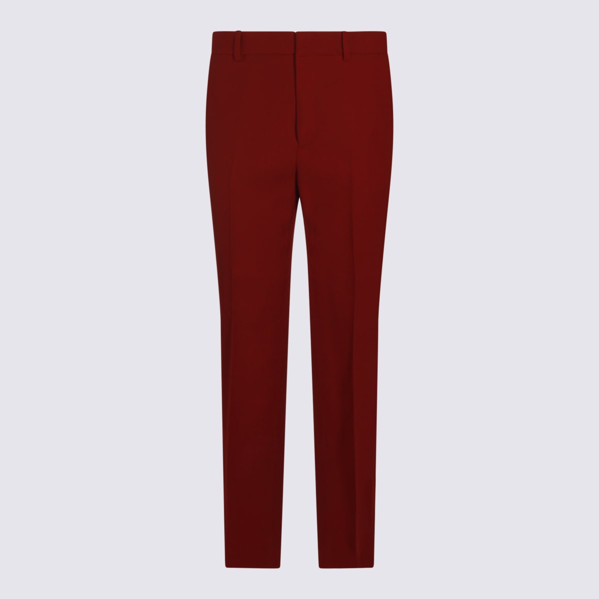 Gucci Red Ancora Wool Pants
