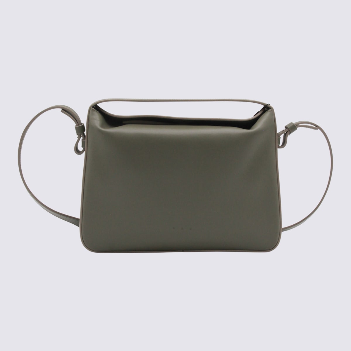 Aesther Ekme Grey Leather Top Handle Bag
