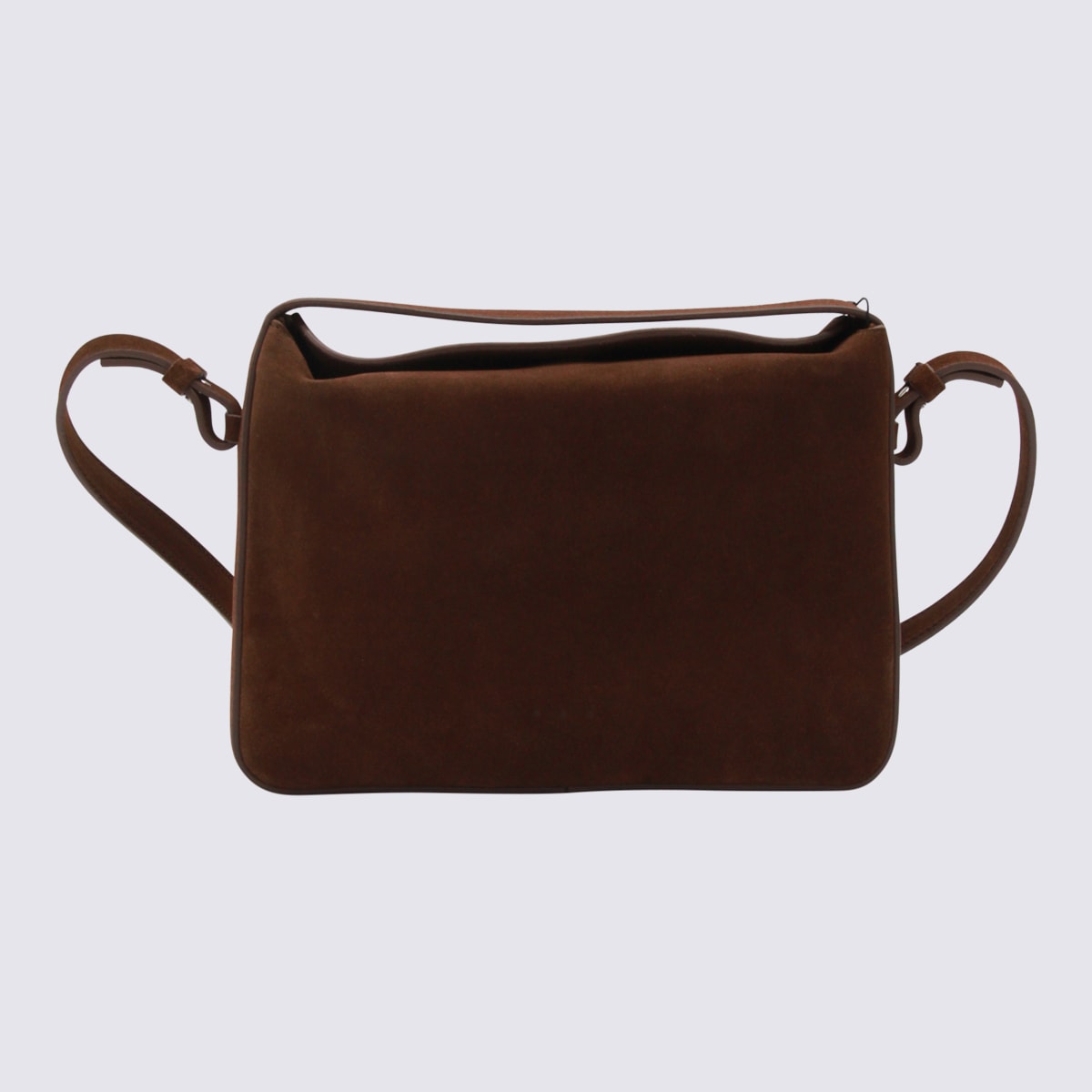 Aesther Ekme Brown Suede Top Handle Bag