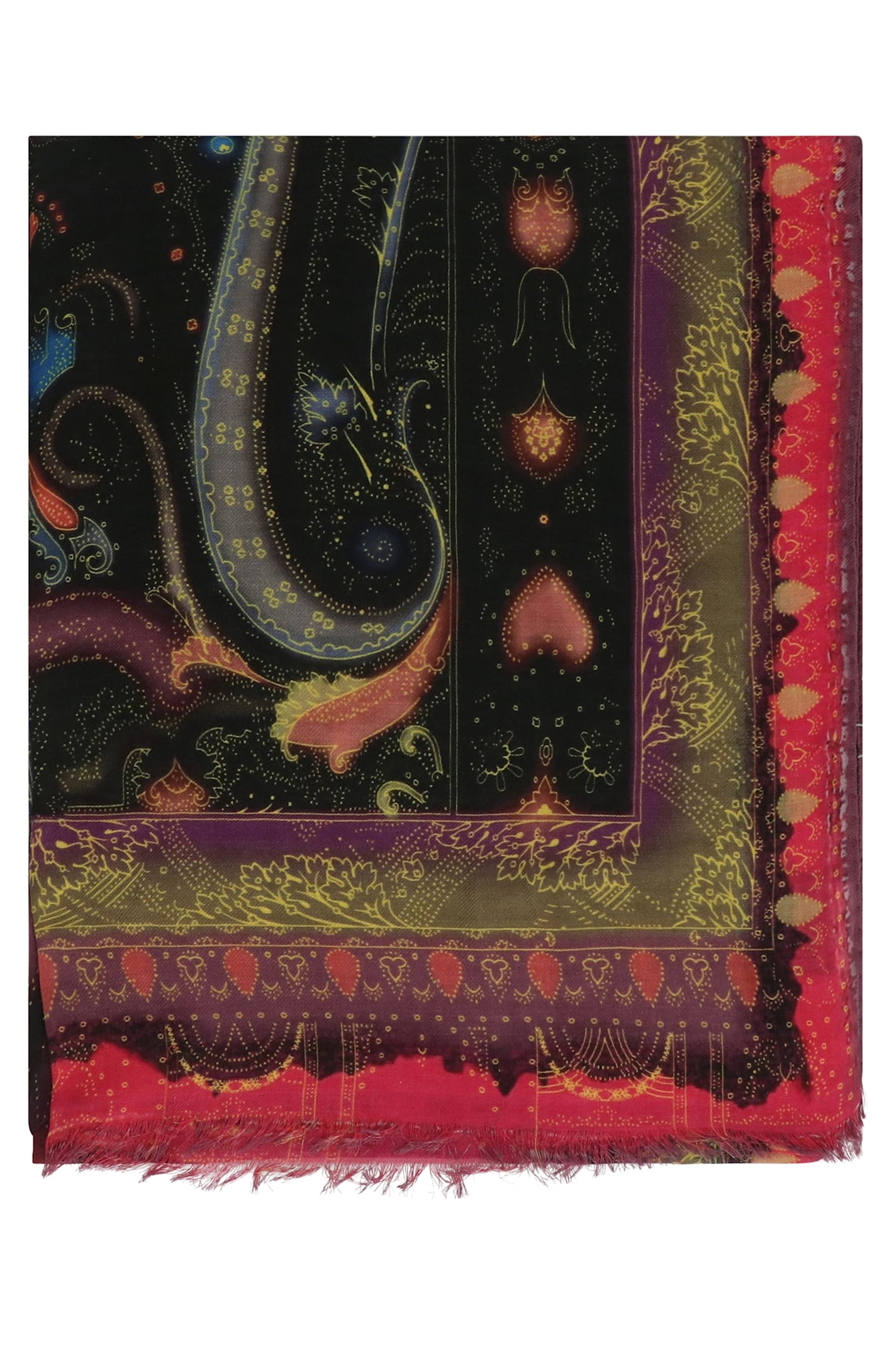 Etro Wool And Silk Scarf