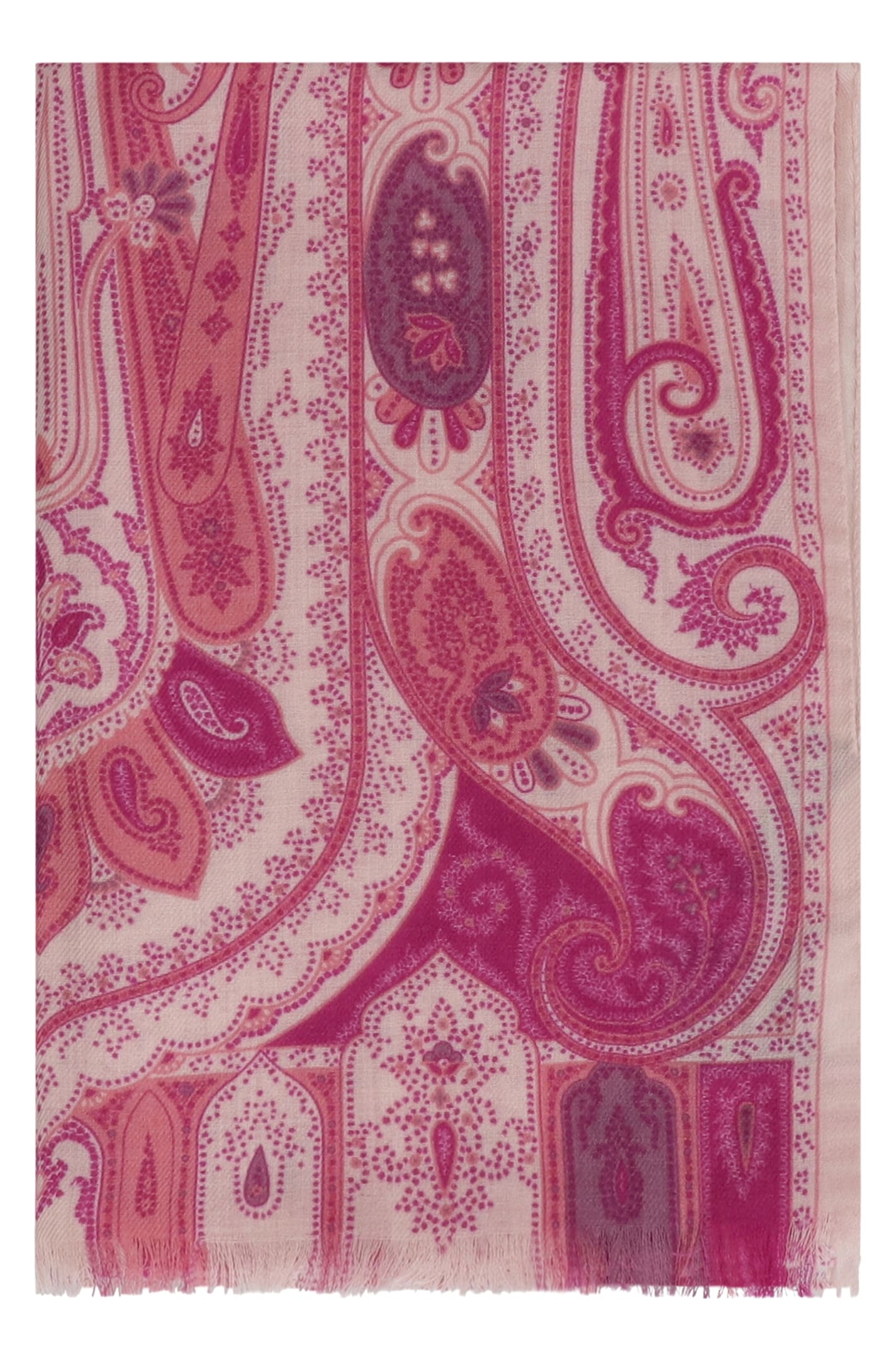 Etro Wool And Silk Scarf