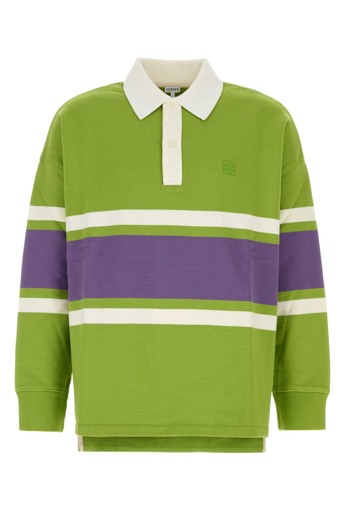 Loewe Multicolor Cotton Oversize Polo Shirt