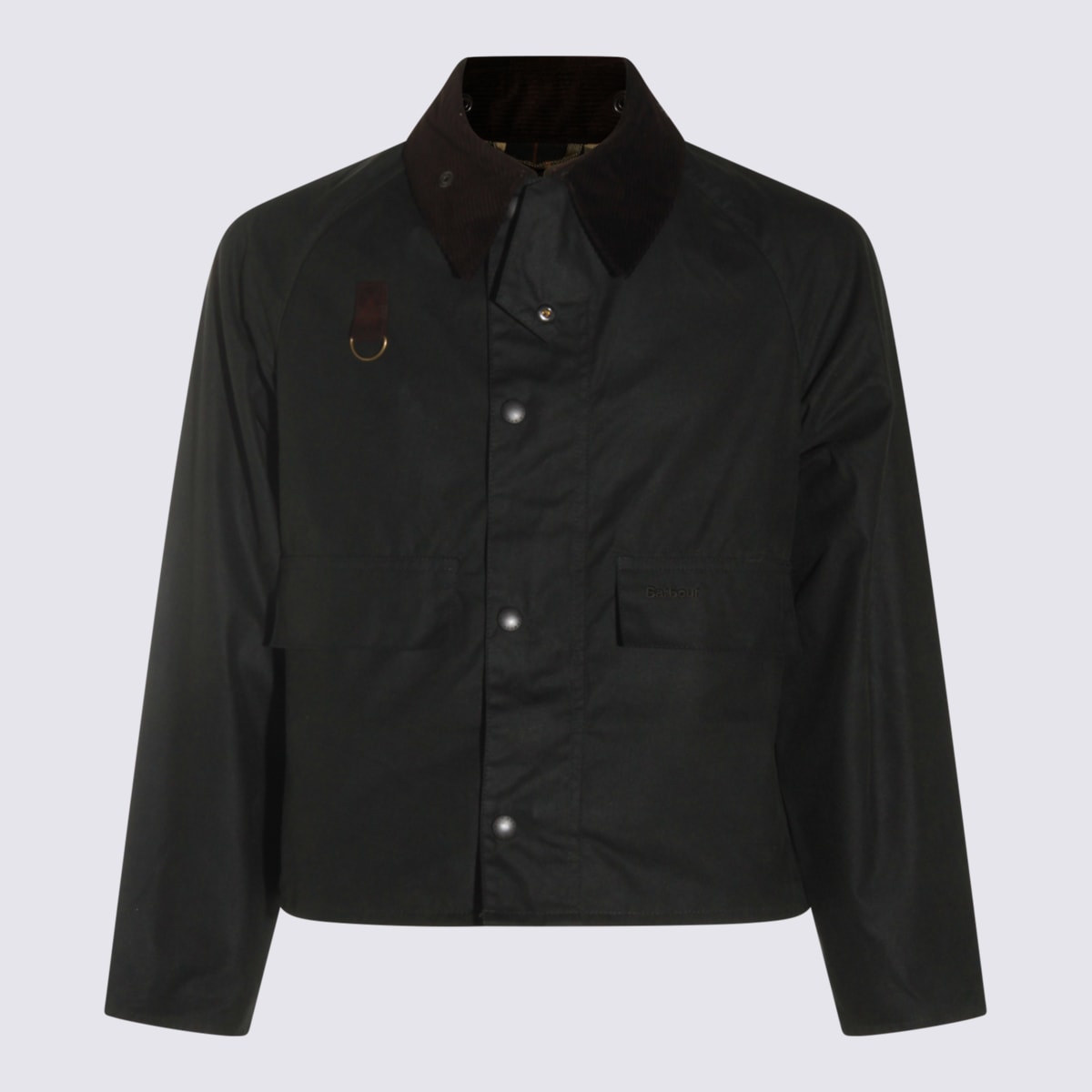 Barbour Black Cotton Casual Jacket