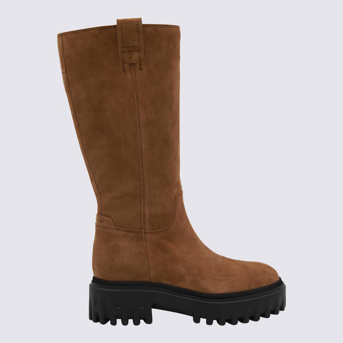 Hogan Brown Leather Boots