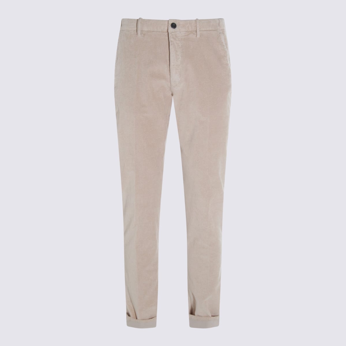 Incotex Light Beige Cotton Pants