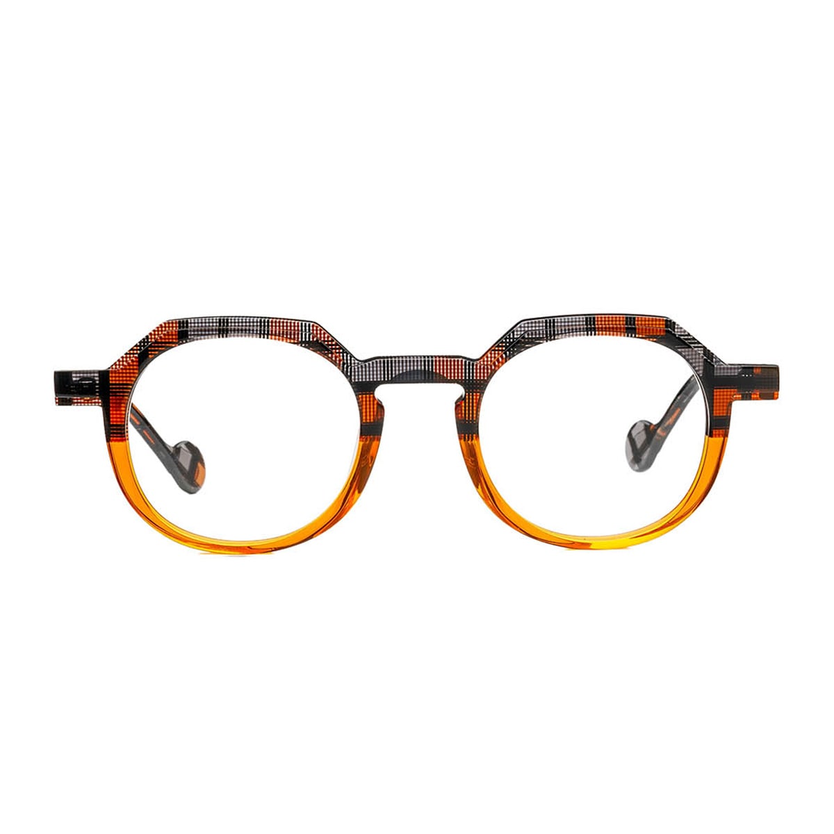 Matttew Backgammon 1894 Texture Arancione Glasses