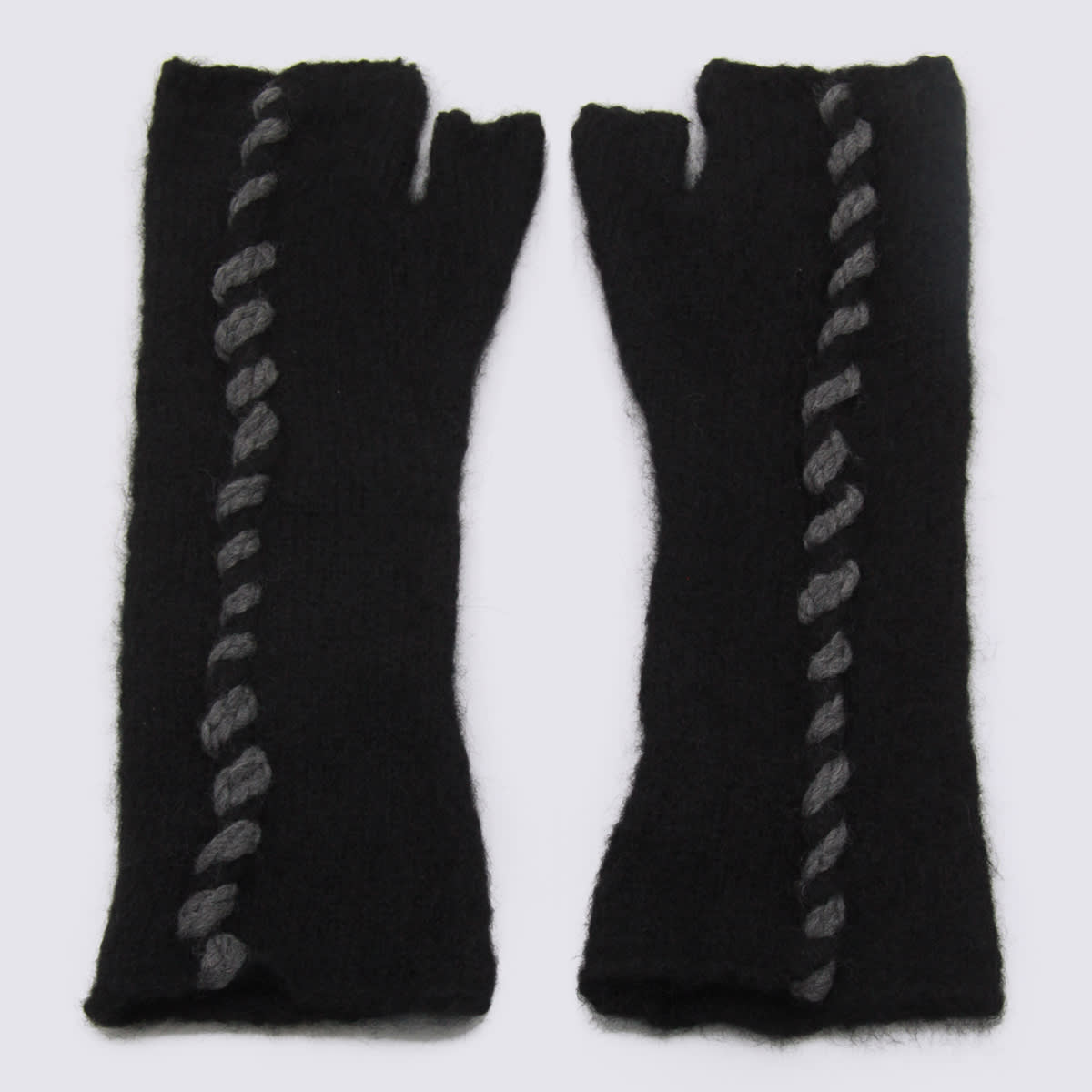 Thom Krom Black Wool Gloves