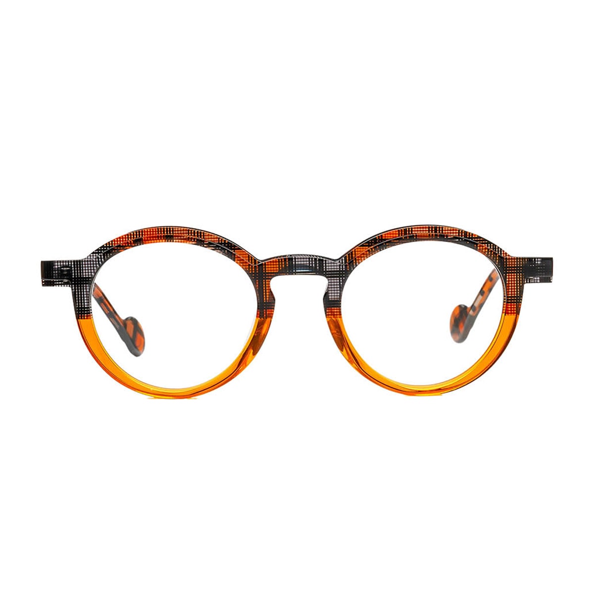 Matttew Checkers 1904 Texture Arancione Glasses