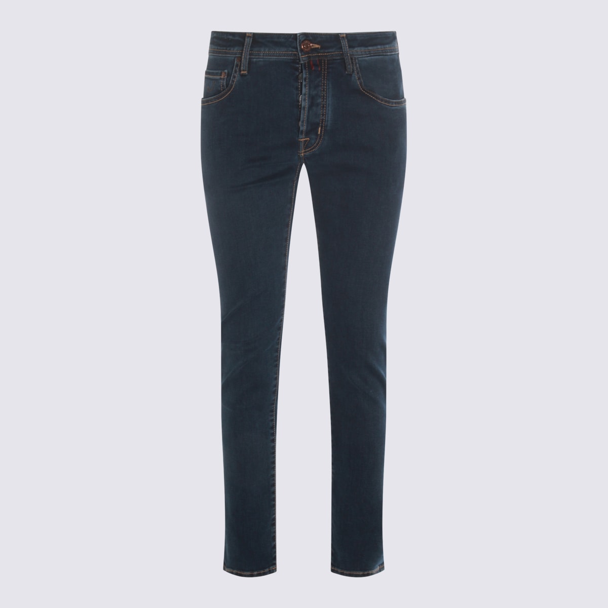 Jacob Cohen Dark Blue Cotton Nick Jeans