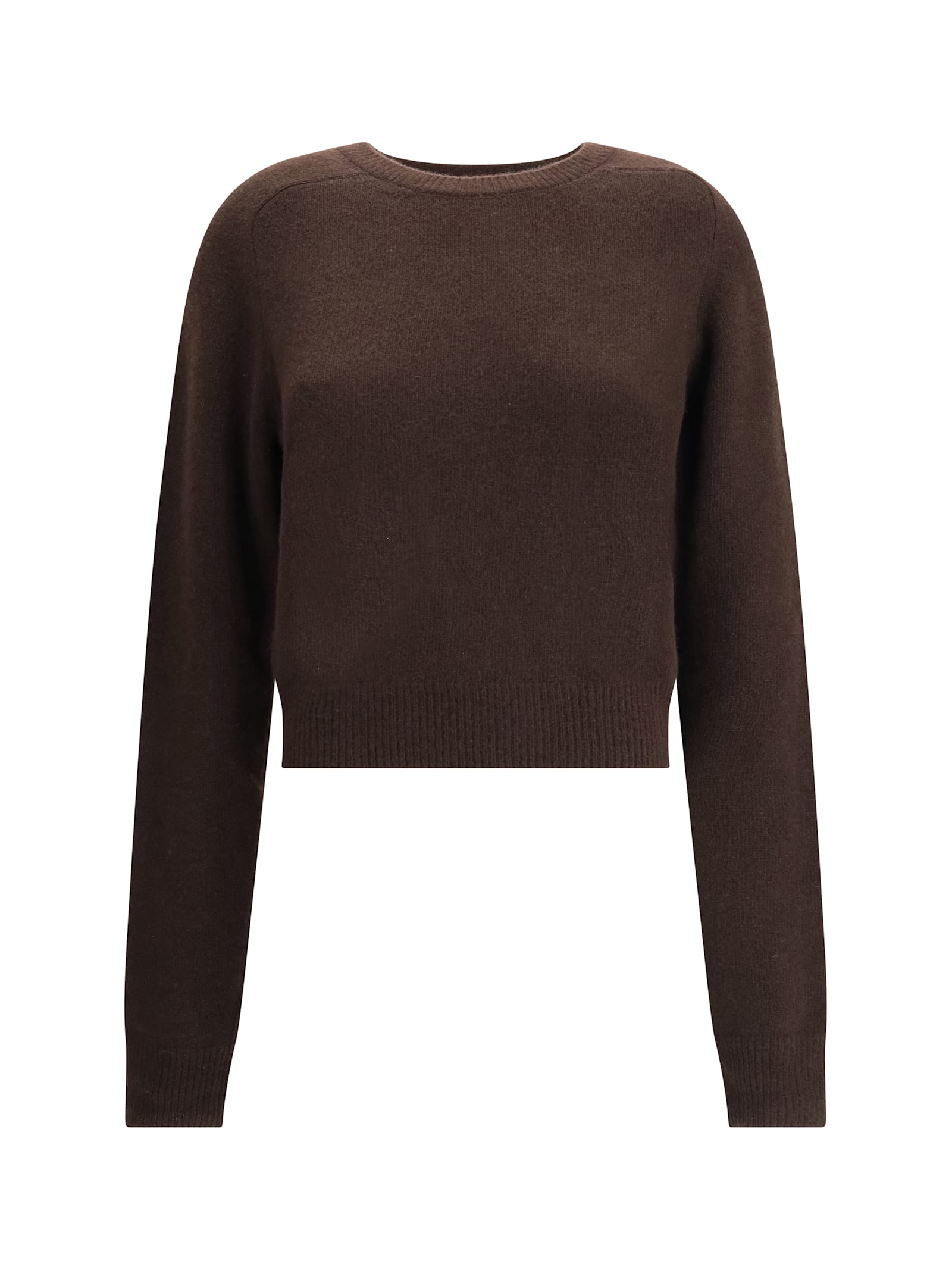 Petar Petrov Cropped Crewneck Pullover